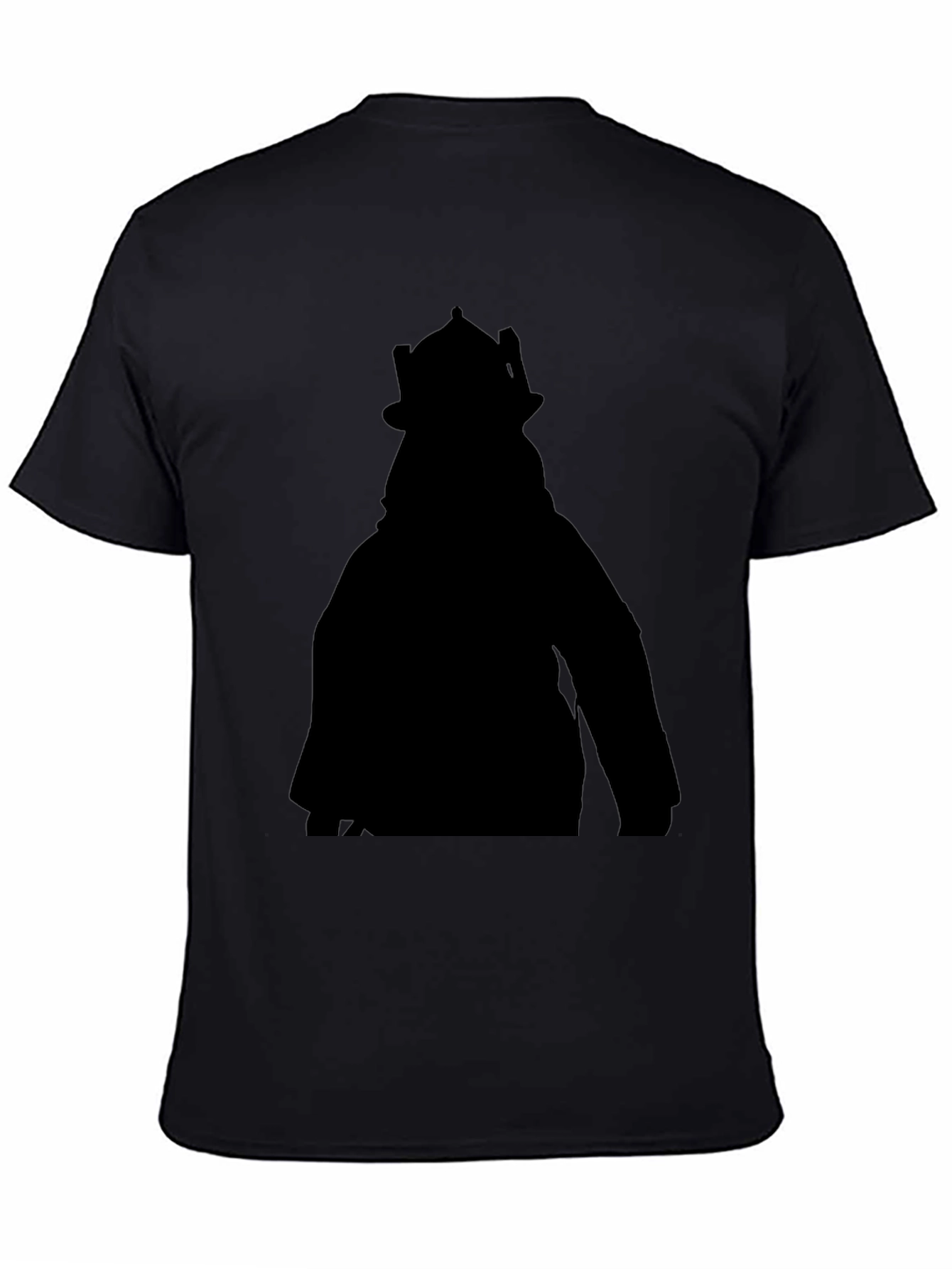 Black Silhouette Tee - Unique Graphic Print