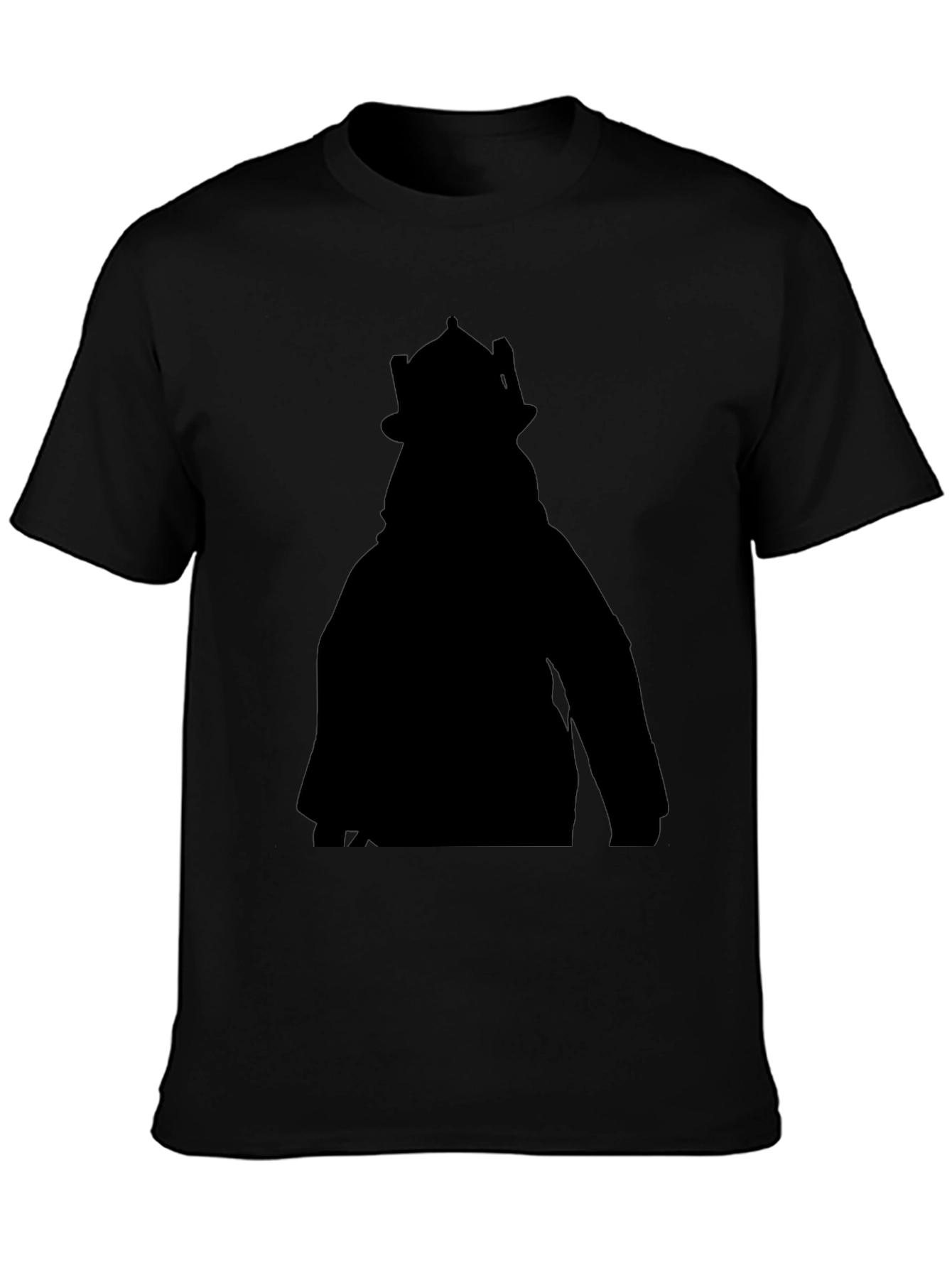 Black Silhouette Tee - Unique Graphic Print