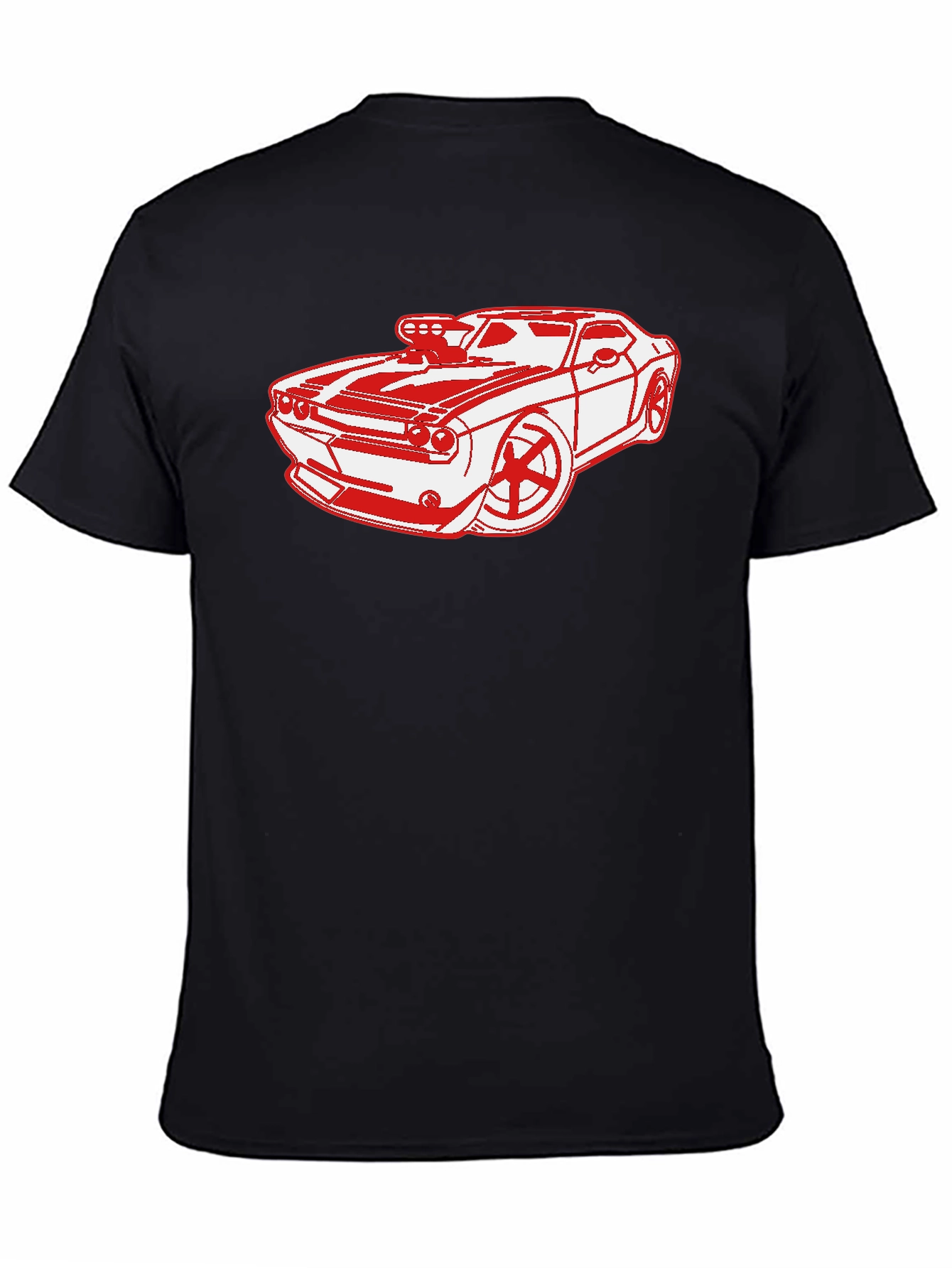 Red Muscle Car Graphic T-Shirt