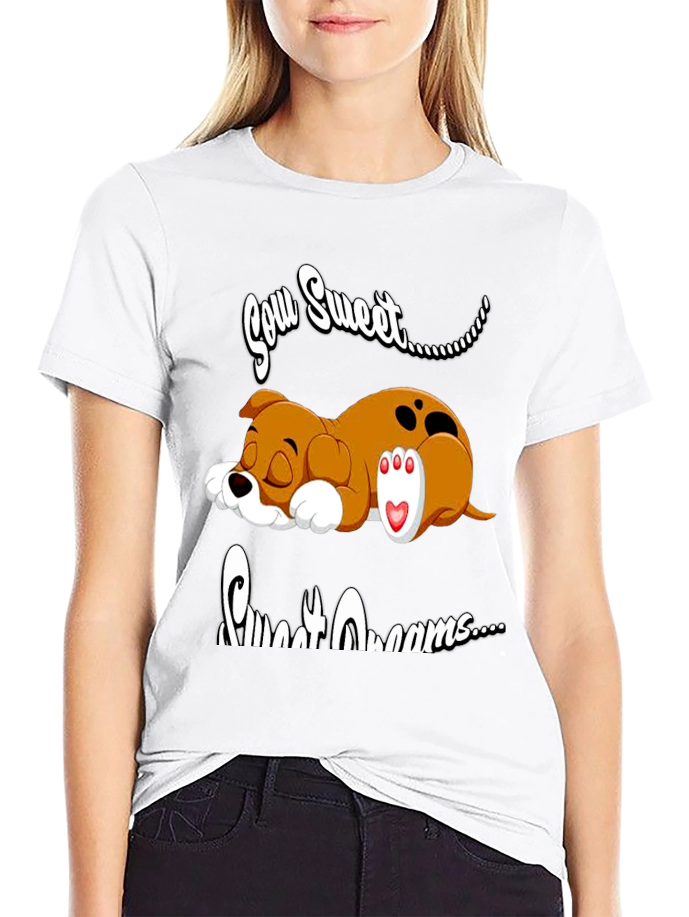 Sweet Dreams Dog Graphic Tee