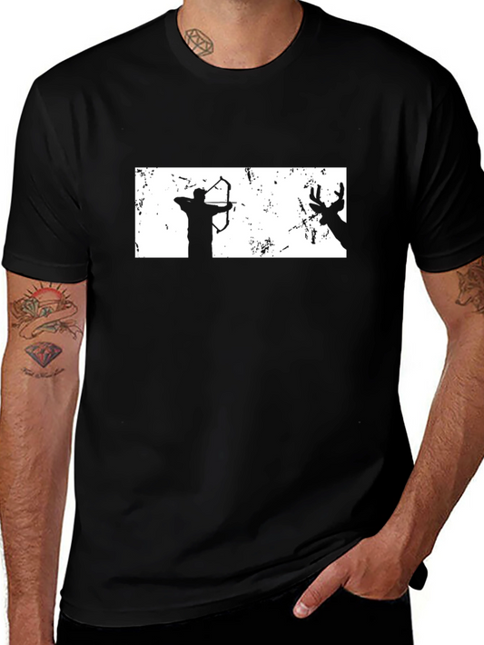 Archer & Deer Graphic T-Shirt - Black