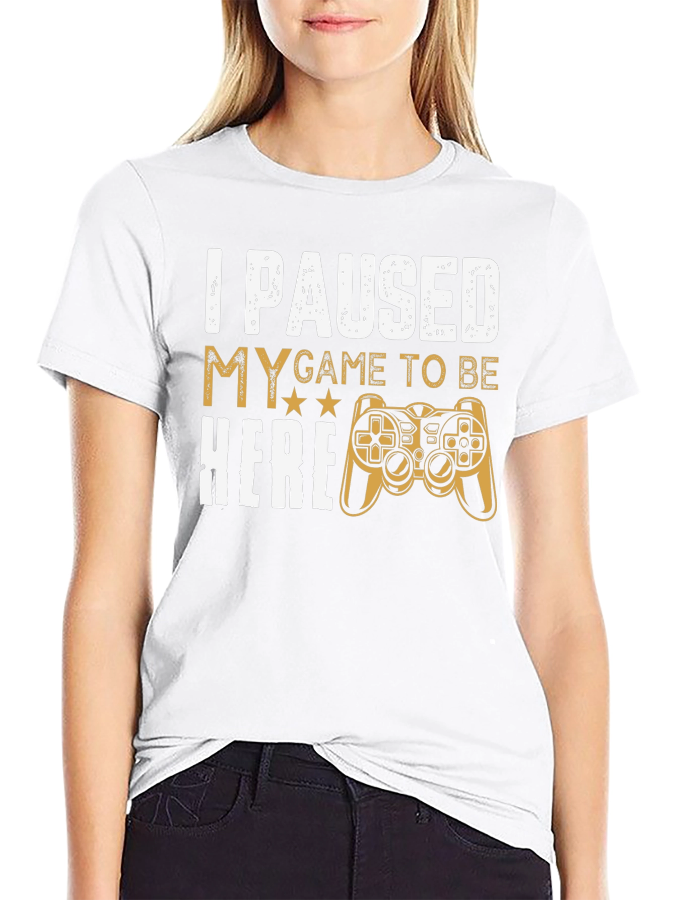 Gamers Tee: I Paused My Game to Be Here