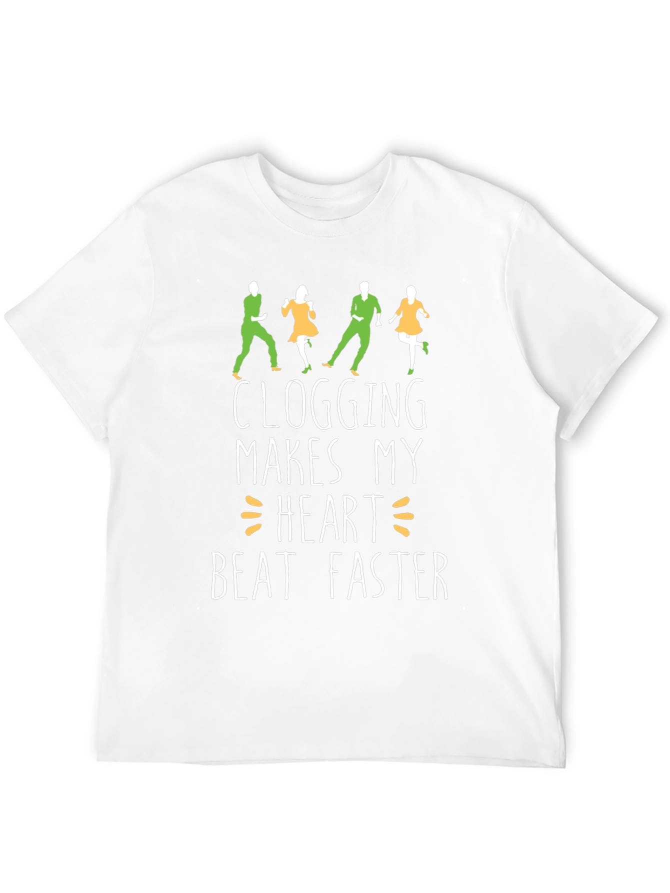 Clogging Heartbeat T-Shirt - Dance Lover Tee