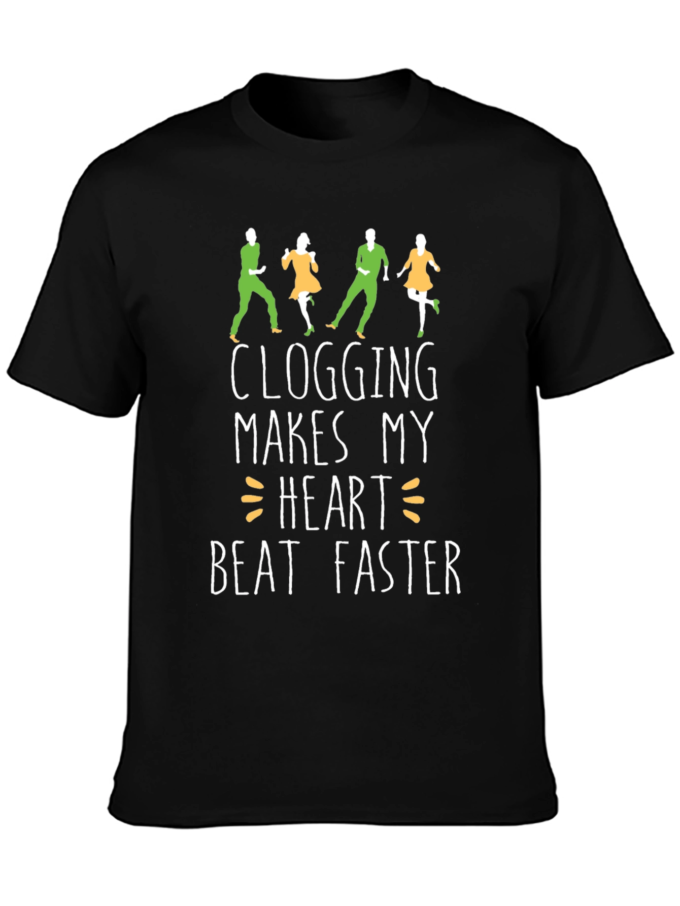 Clogging Heartbeat T-Shirt - Dance Lover Tee