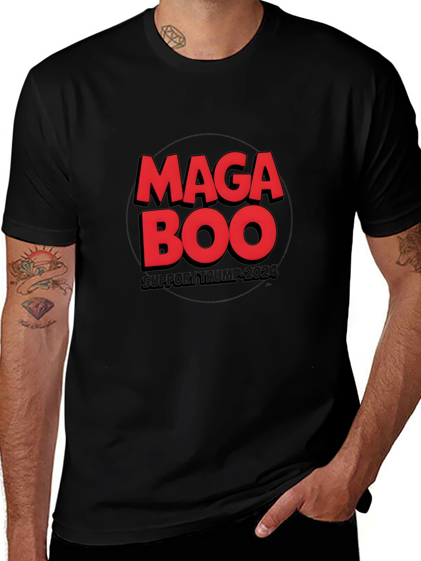 MAGA BOO Support Trump 2024 Graphic T-Shirt
