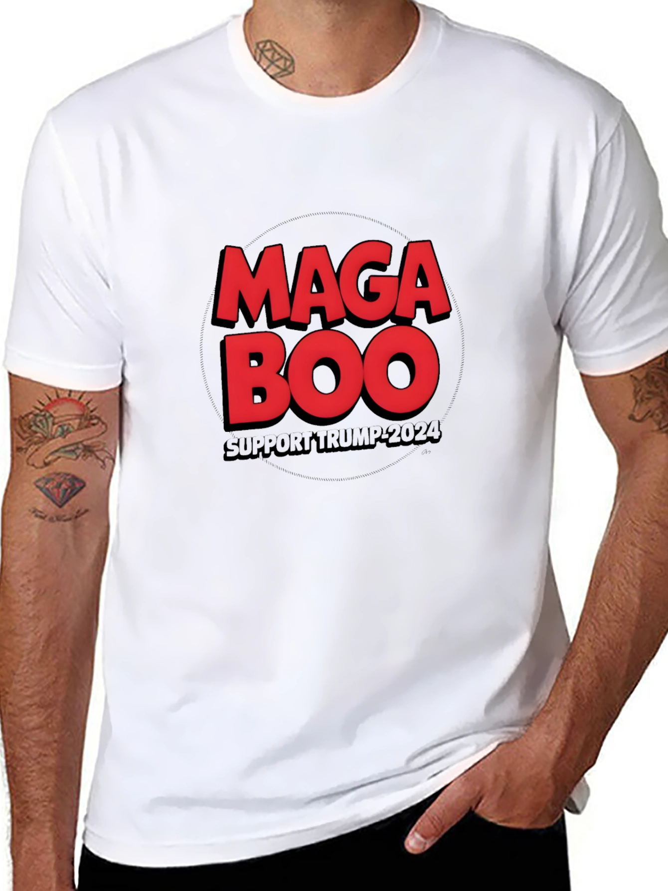MAGA BOO Support Trump 2024 Graphic T-Shirt