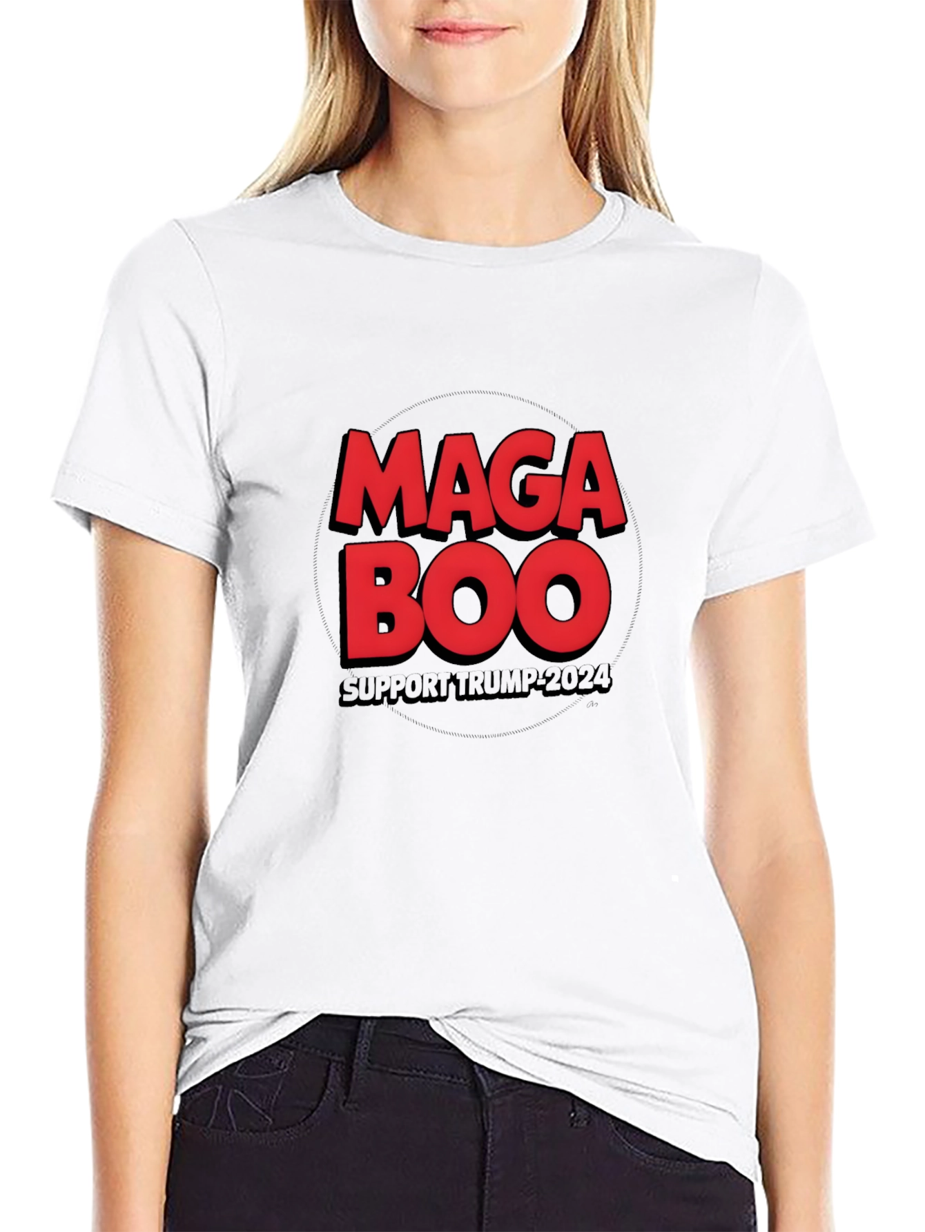 MAGA BOO Support Trump 2024 Graphic T-Shirt