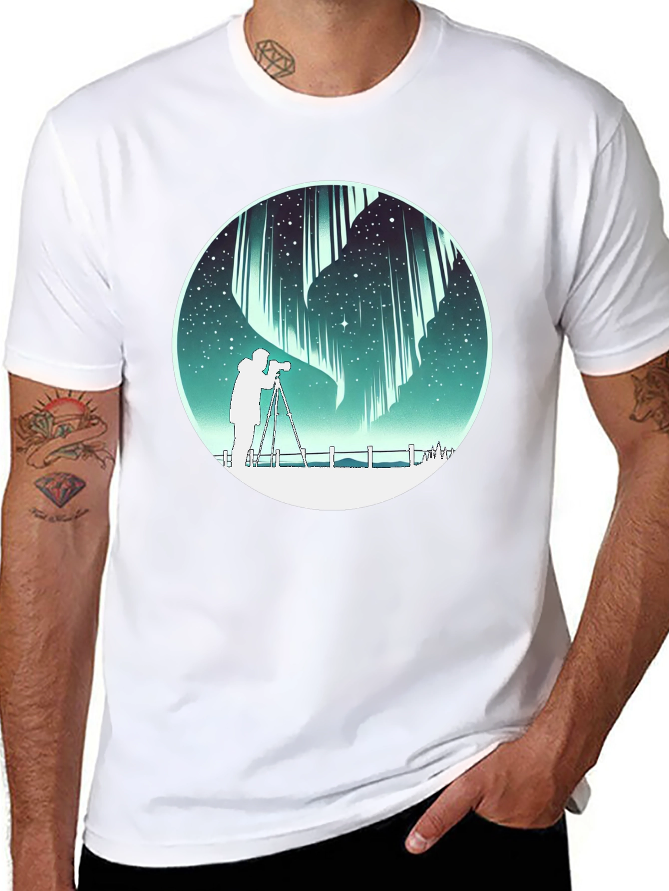 Aurora Borealis Photographer T-Shirt