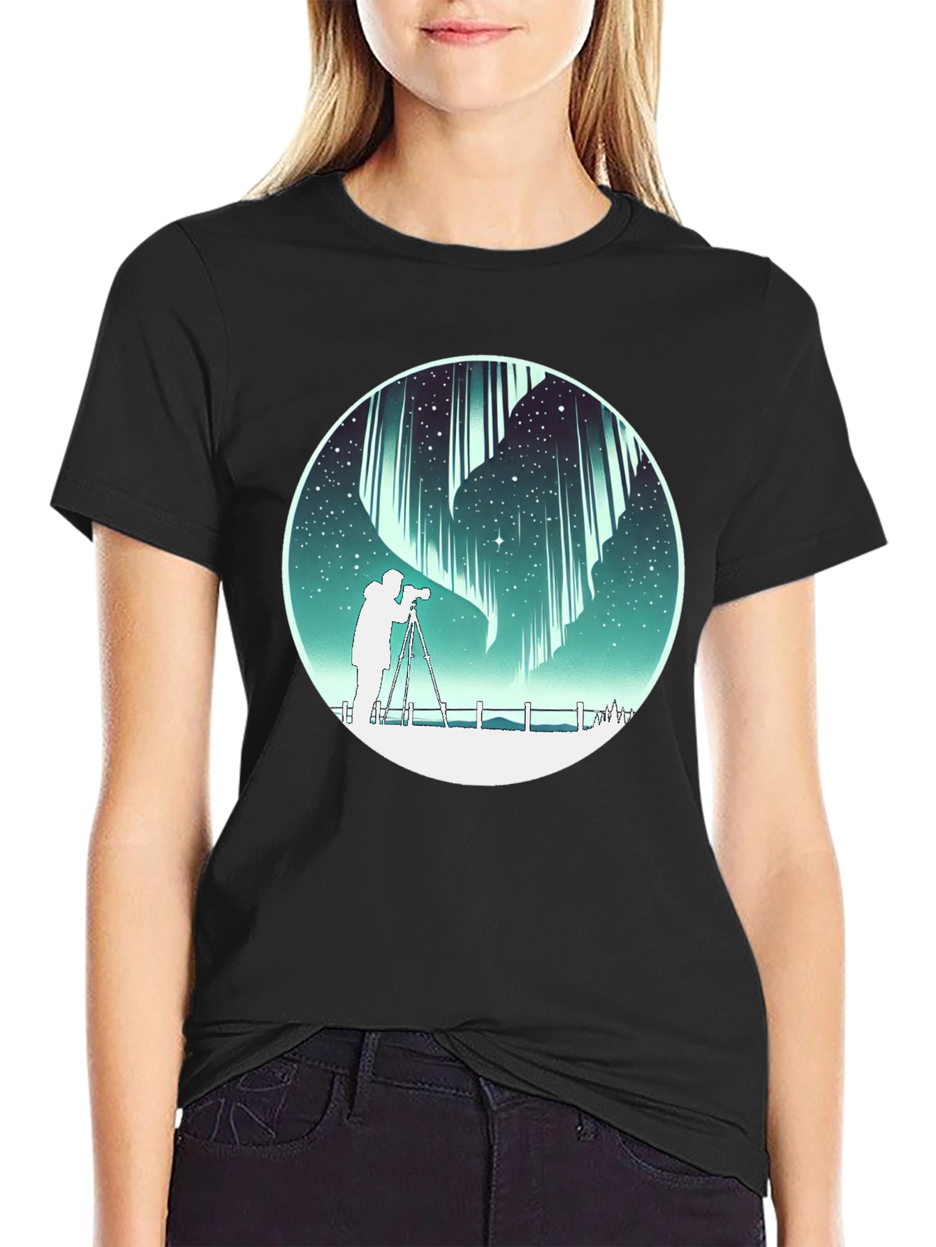Aurora Borealis Photographer T-Shirt