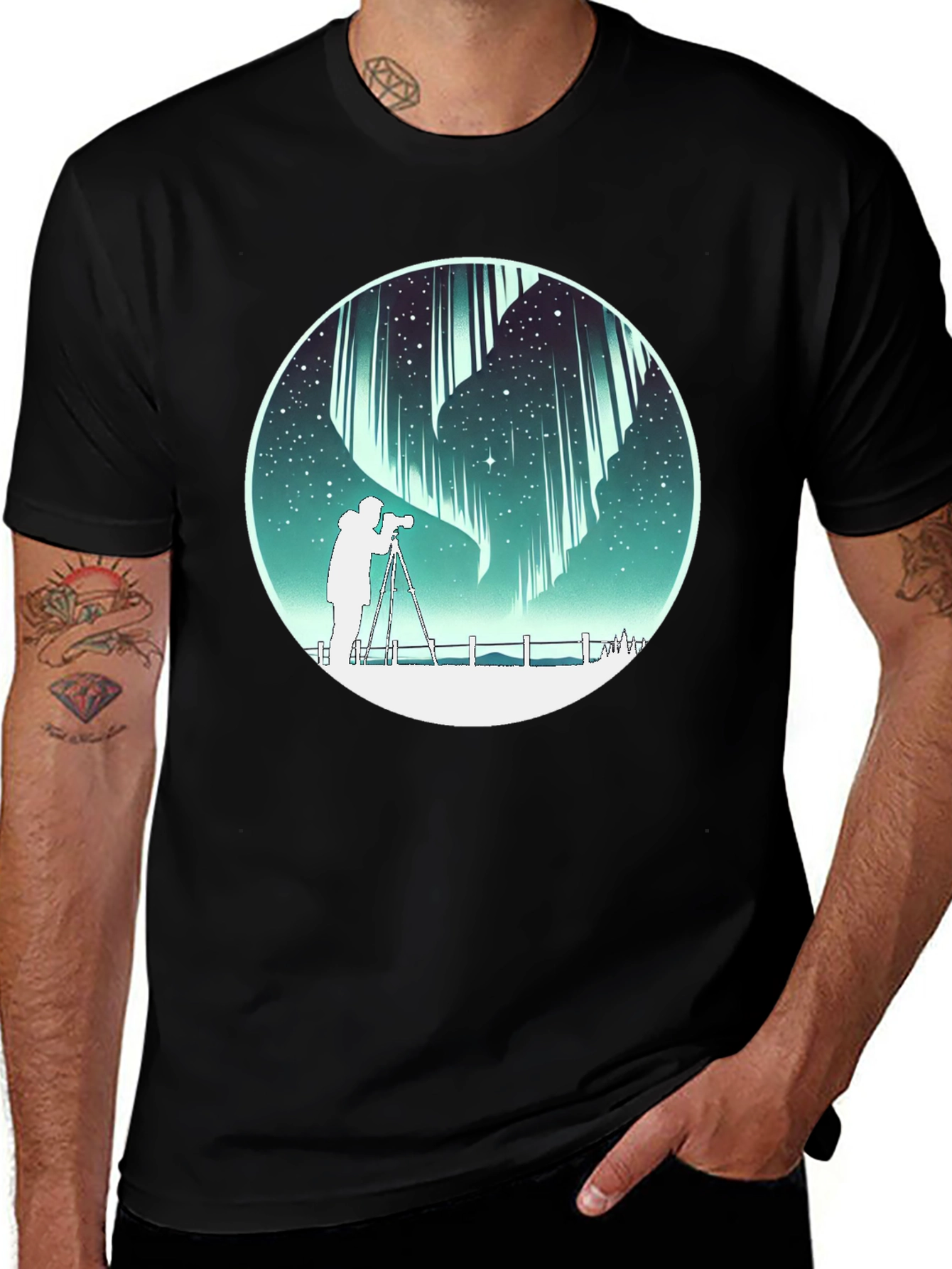 Aurora Borealis Photographer T-Shirt