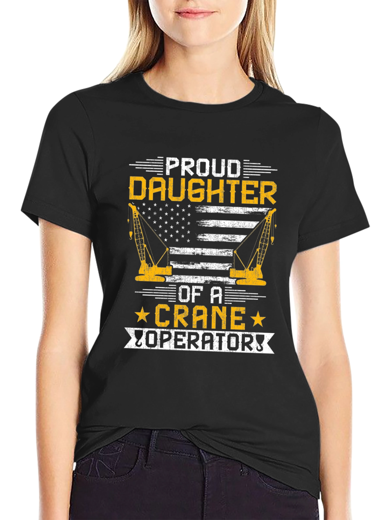 Proud Daughter Crane Operator T-Shirt