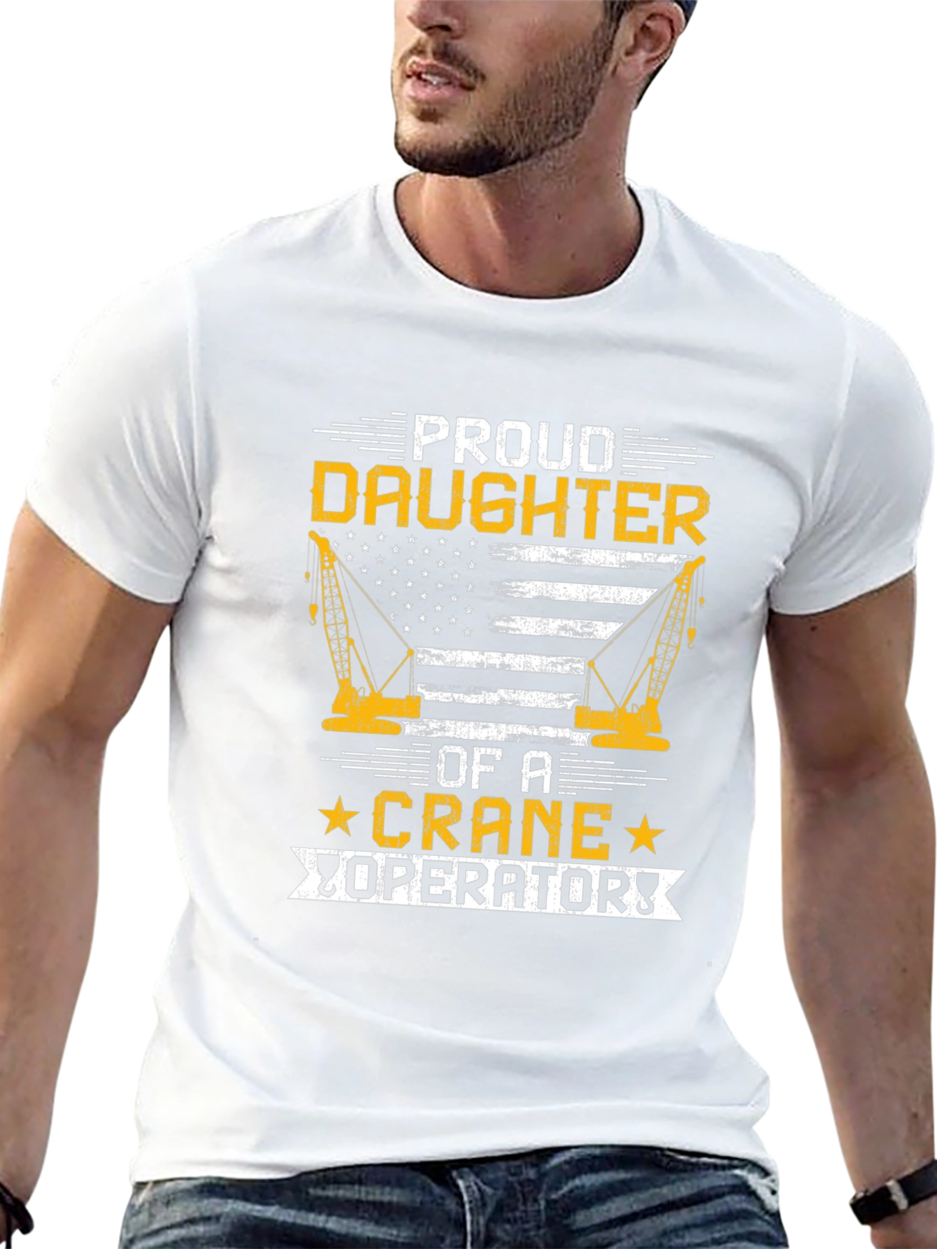 Proud Daughter Crane Operator T-Shirt