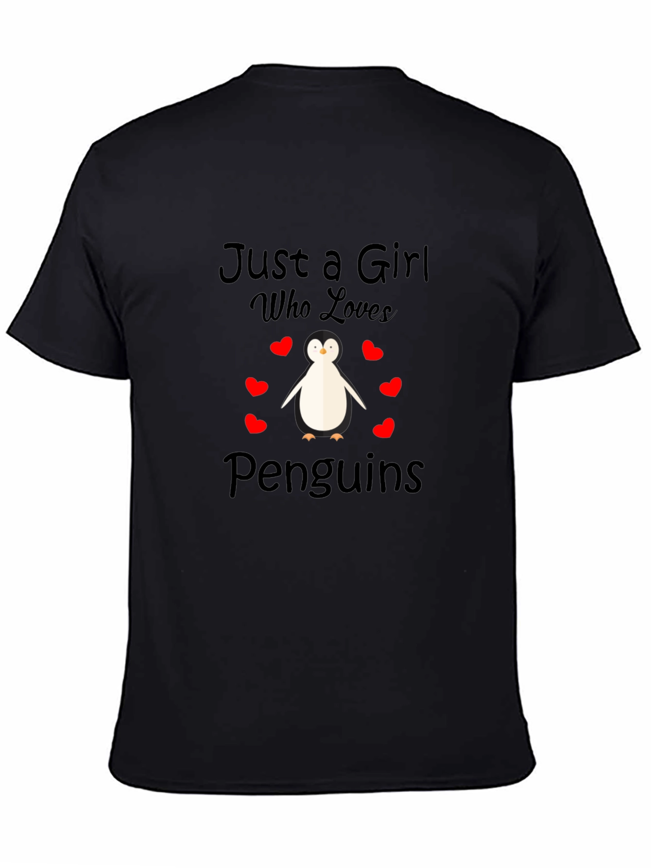 Just a Girl Who Loves Penguins T-Shirt