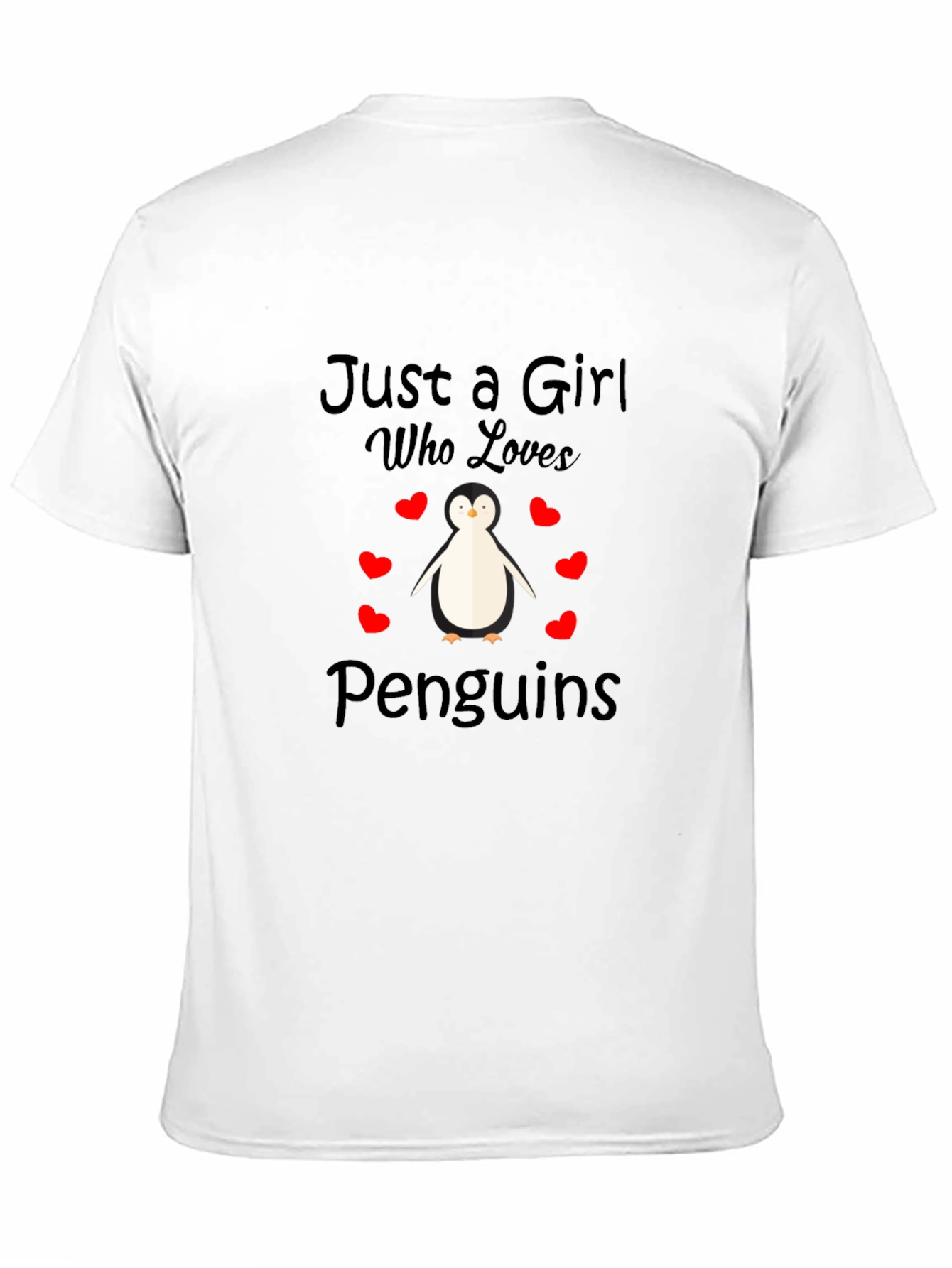 Just a Girl Who Loves Penguins T-Shirt