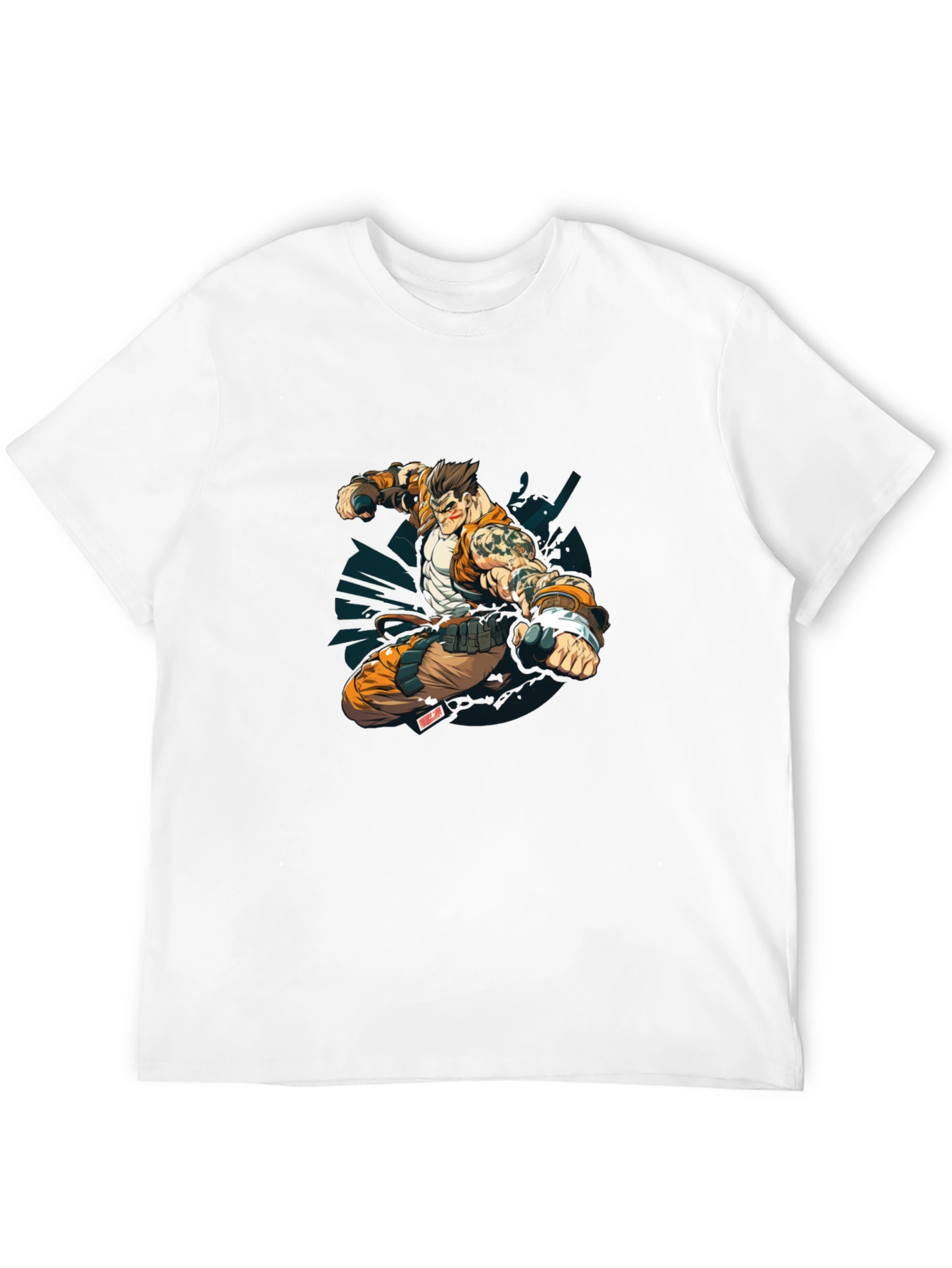 Anime Character Graphic Black T-Shirt