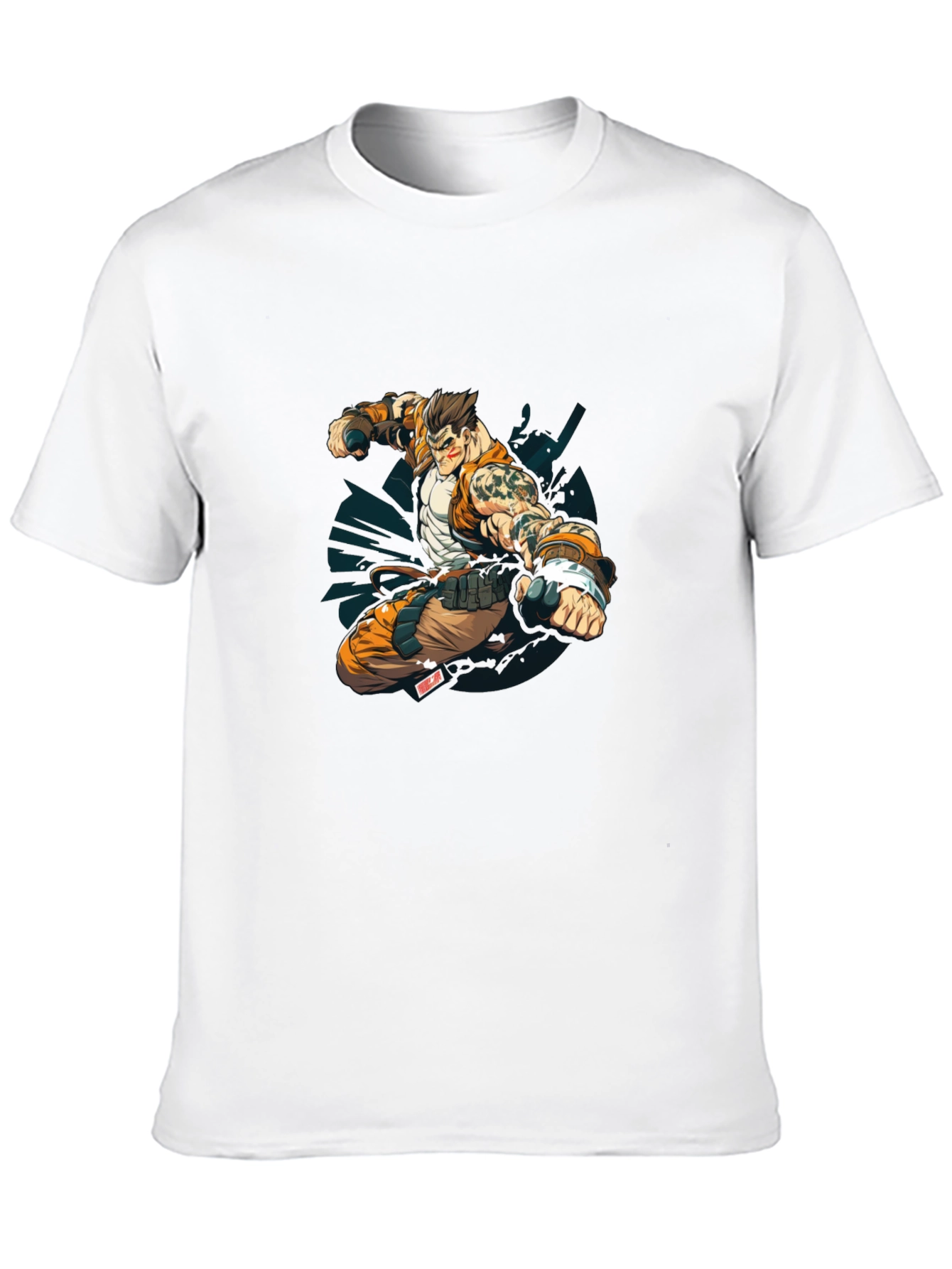 Anime Character Graphic Black T-Shirt