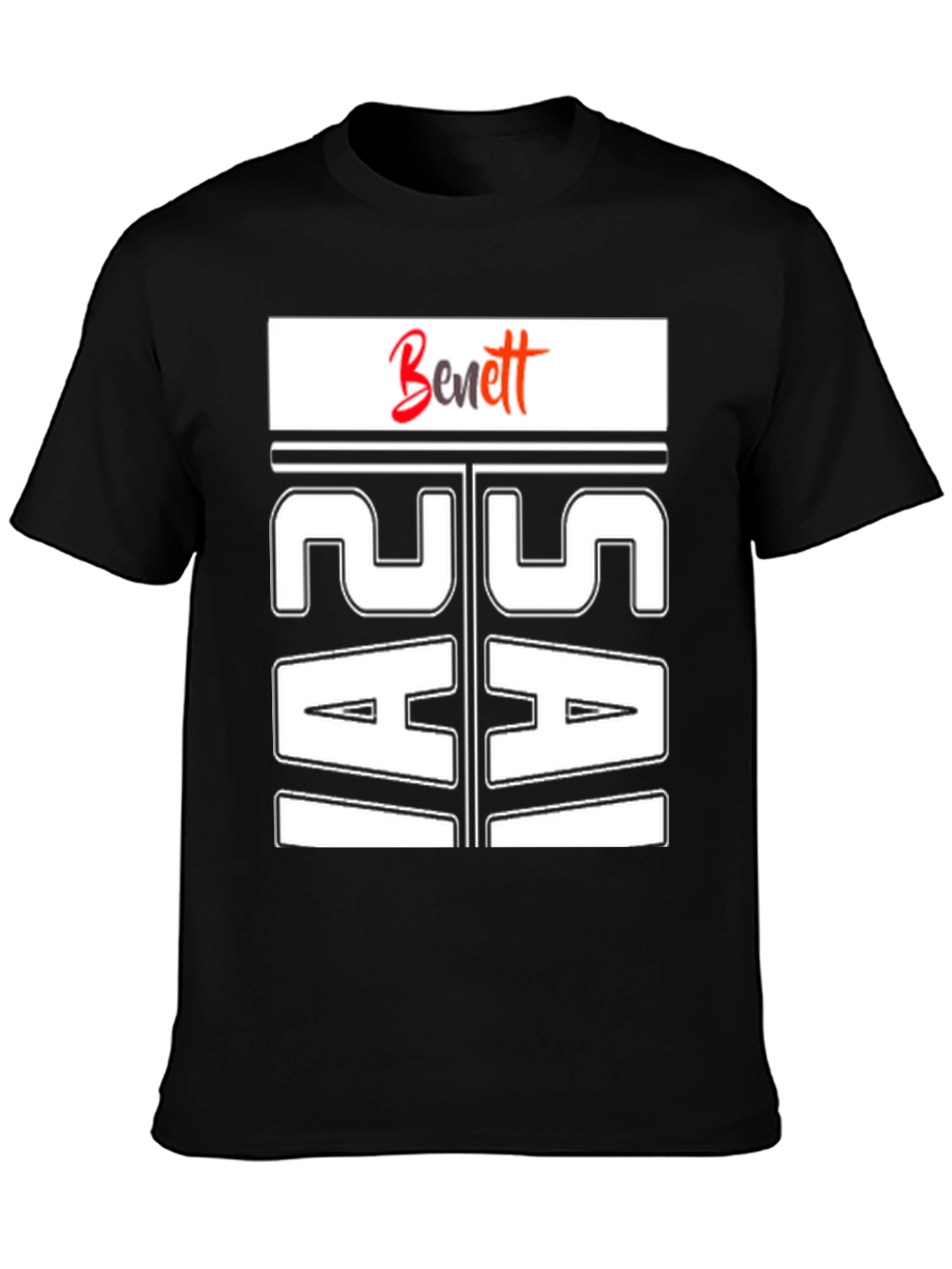 Bennett T-Shirt Black Graphic Tee