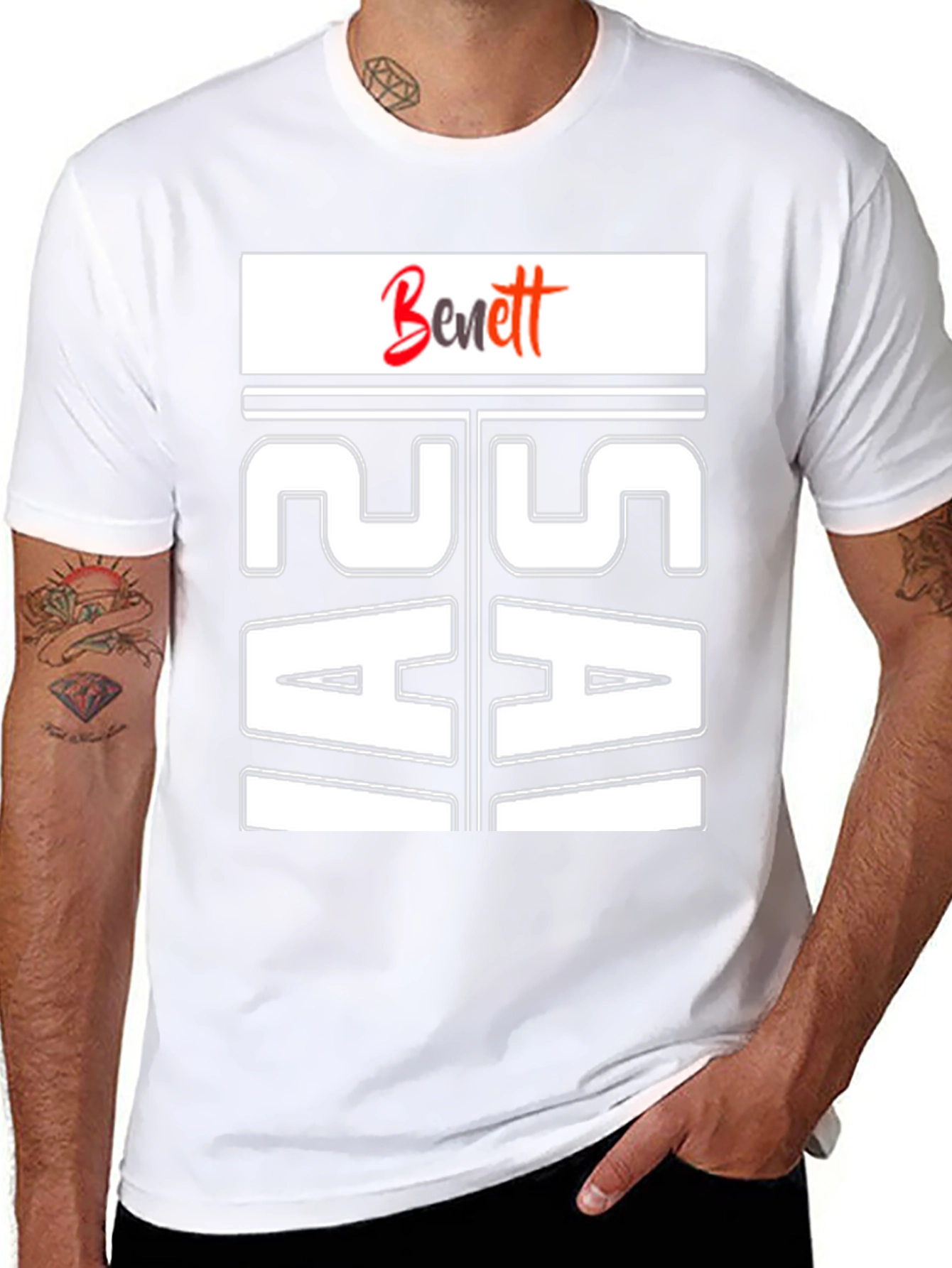 Bennett T-Shirt Black Graphic Tee