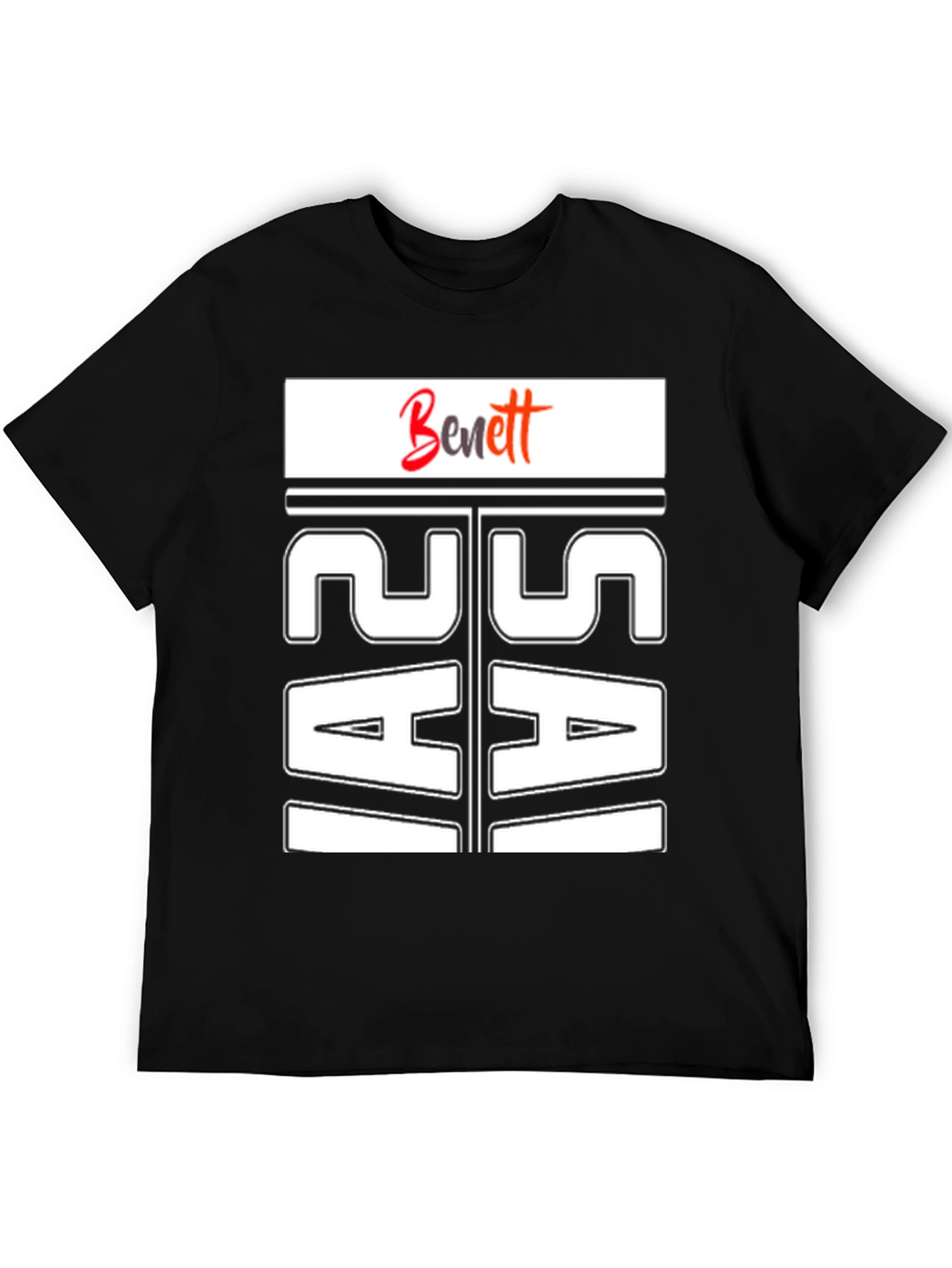 Bennett T-Shirt Black Graphic Tee