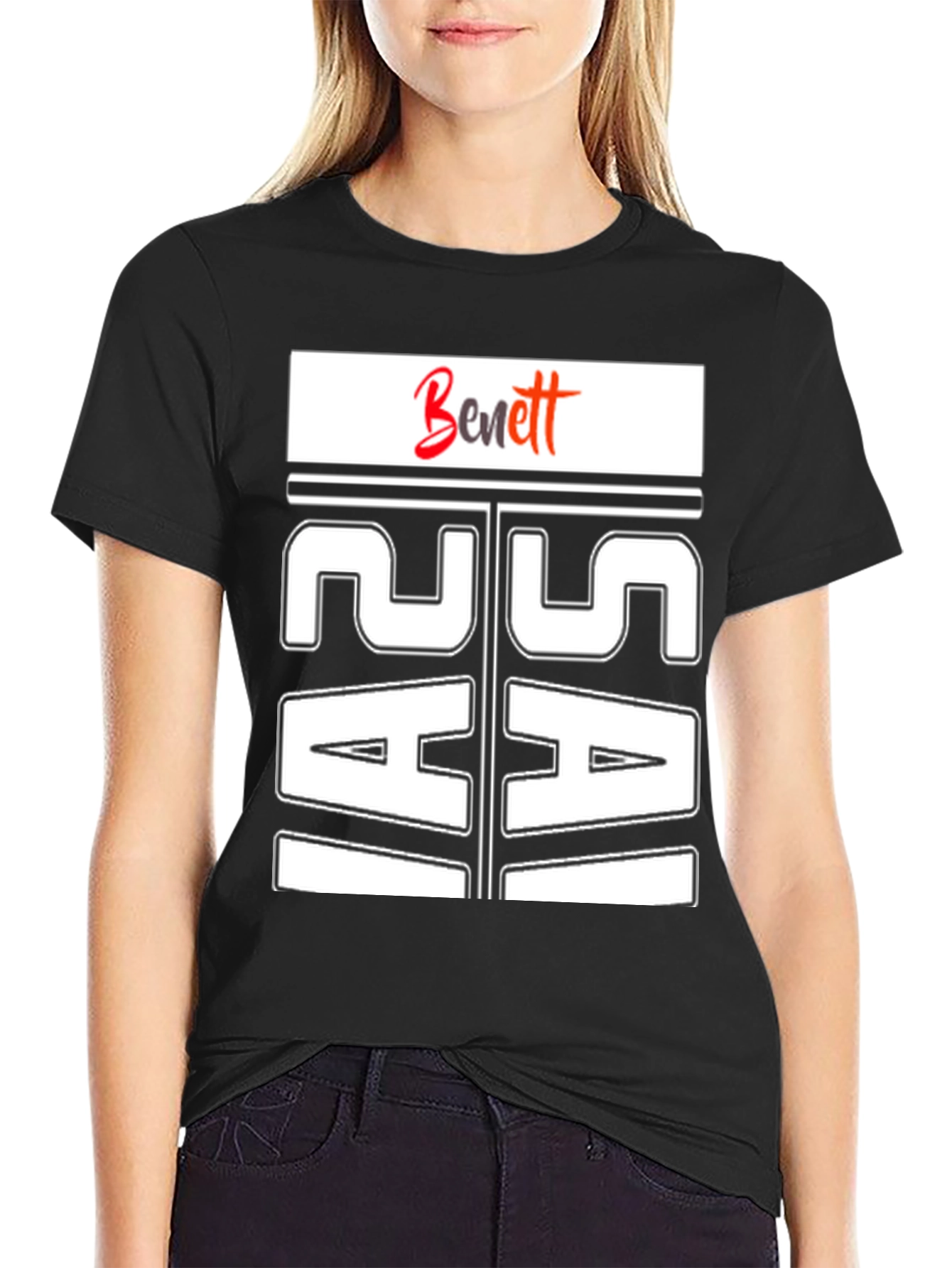Bennett T-Shirt Black Graphic Tee