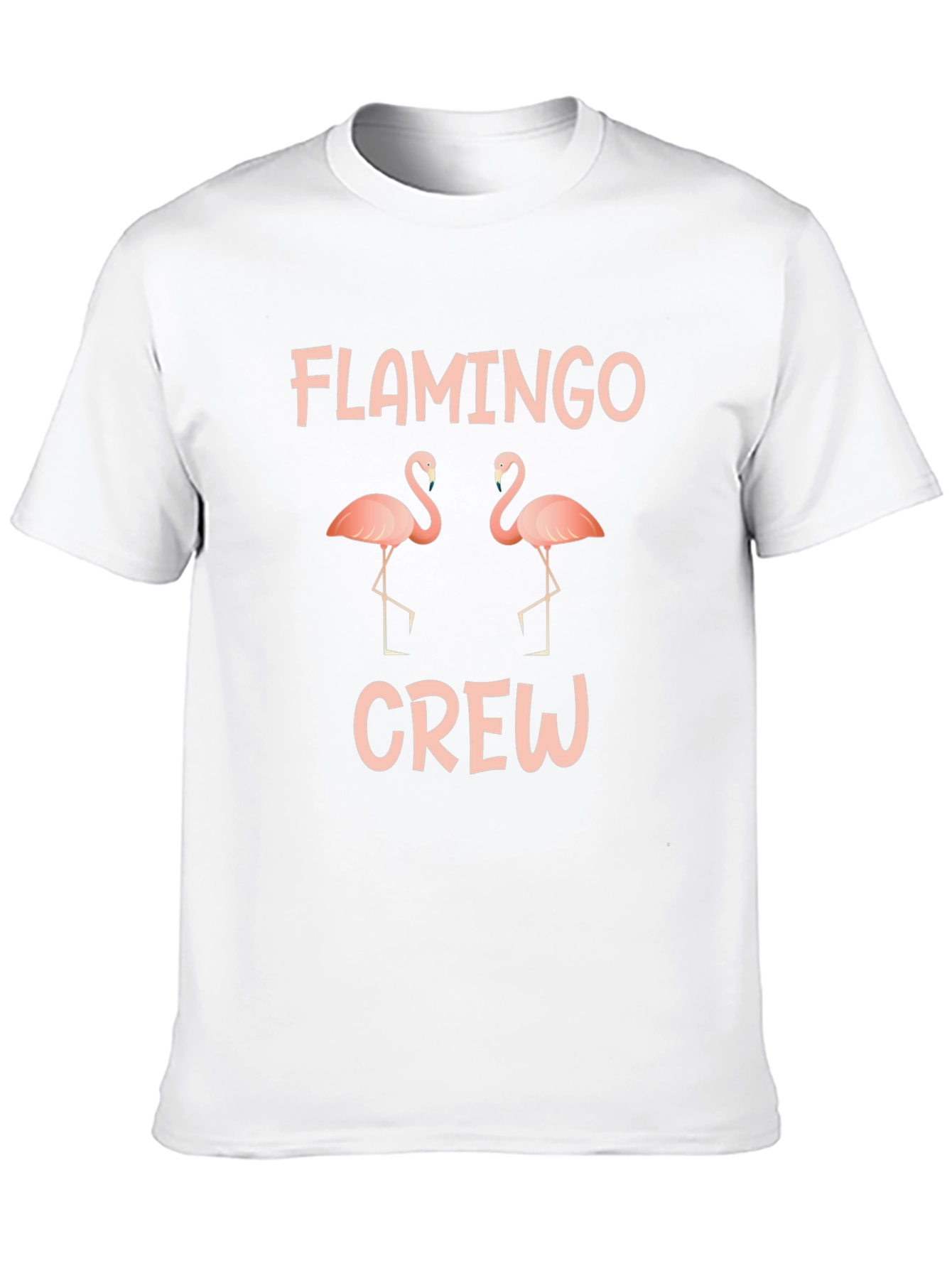 Flamingo Crew Graphic Tee - Black