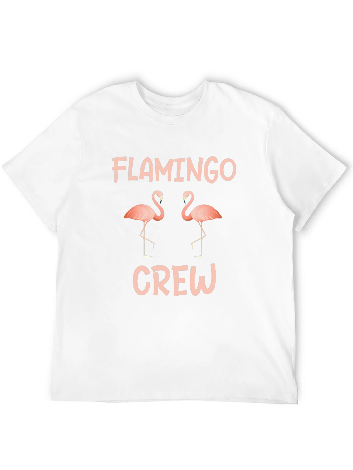 Flamingo Crew Graphic Tee - Black