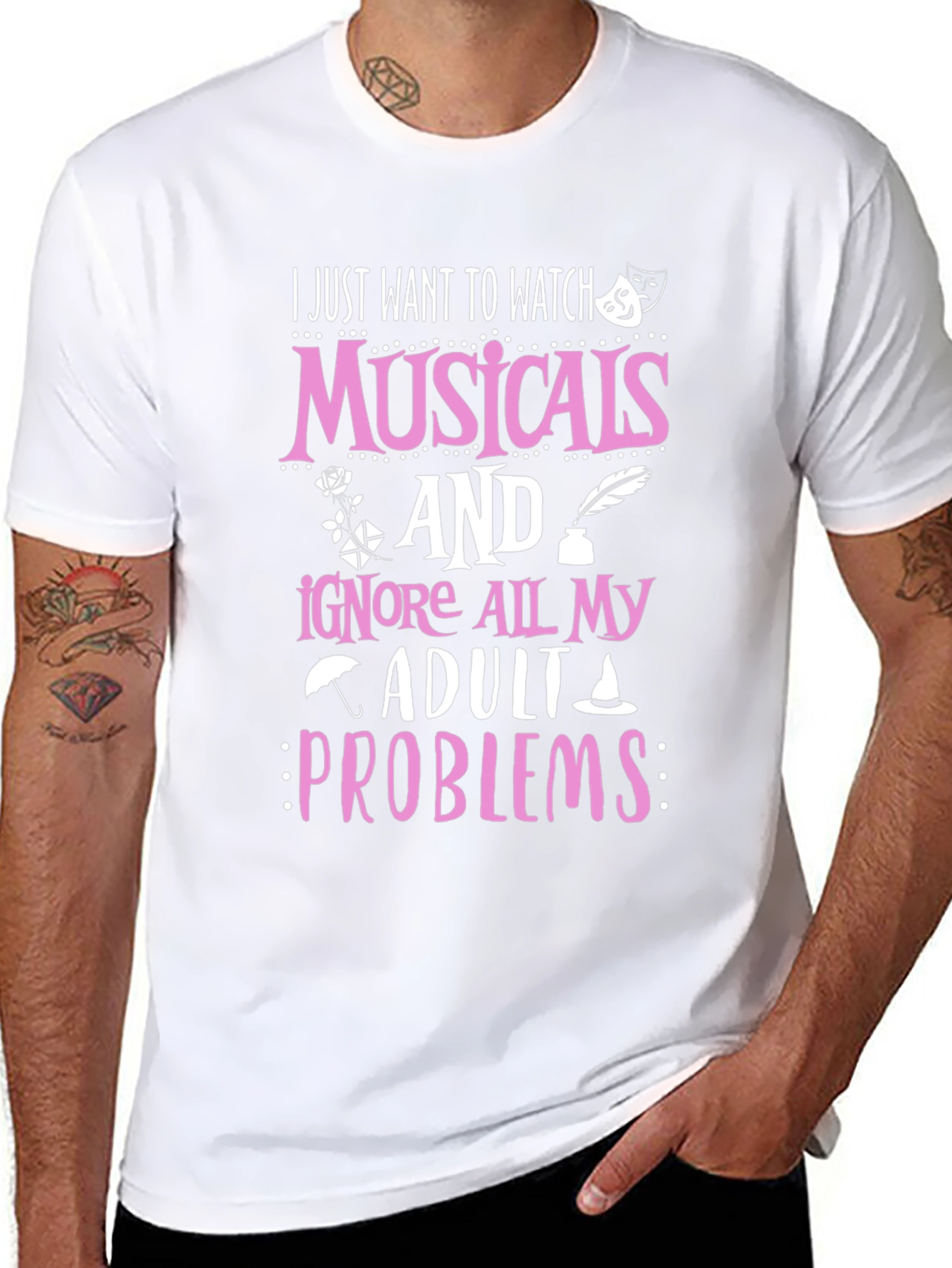 Musicals T-Shirt: Ignore Adult Problems