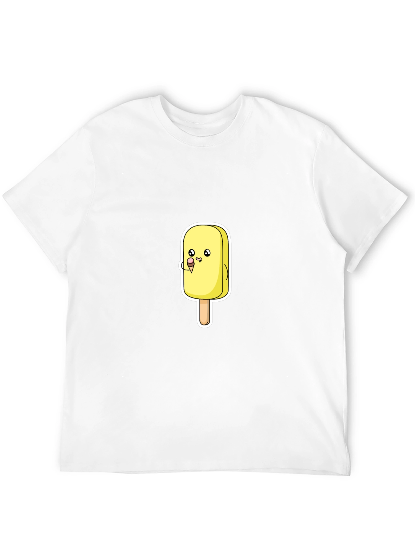 Cartoon Ice Cream T-Shirt - Black
