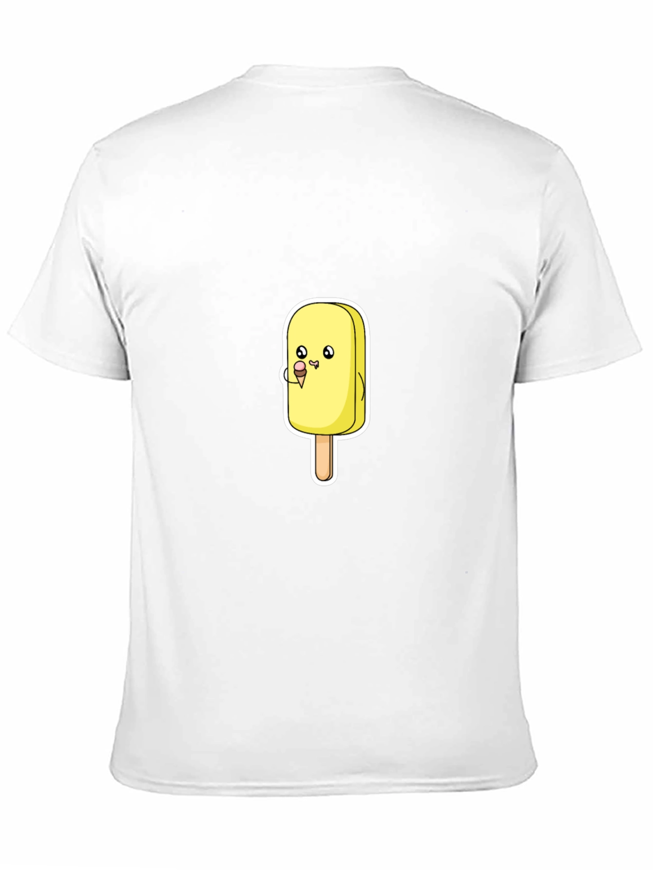 Cartoon Ice Cream T-Shirt - Black