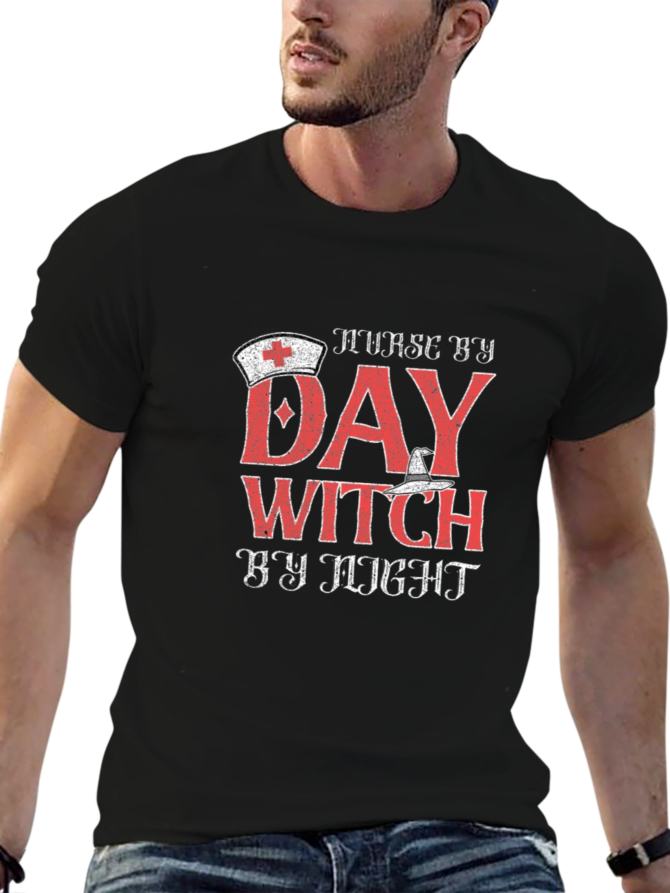 Nurse by Day Witch by Night T-Shirt