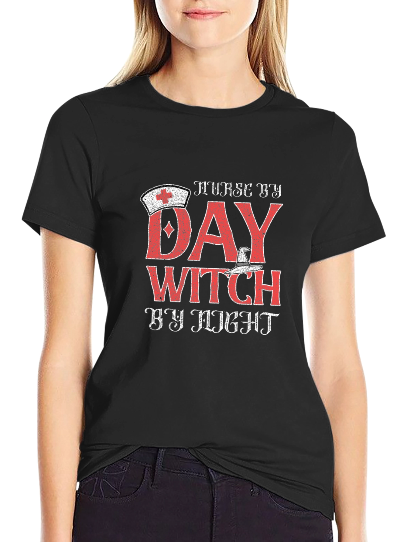 Nurse by Day Witch by Night T-Shirt