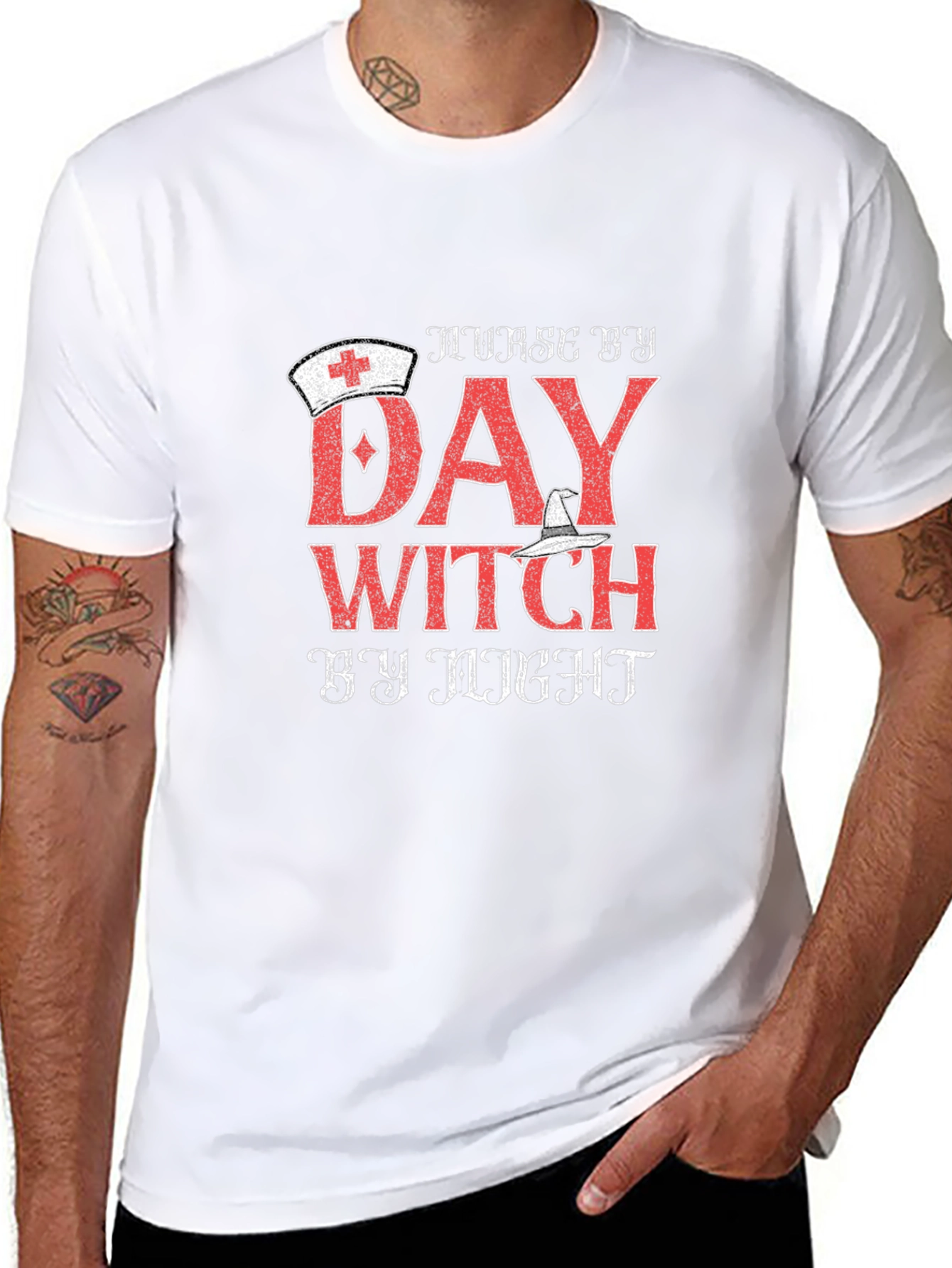 Nurse by Day Witch by Night T-Shirt