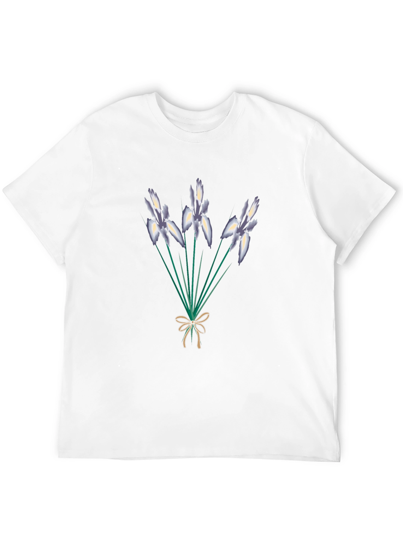 Floral Bouquet Graphic Tee - Stylish Black T-Shirt