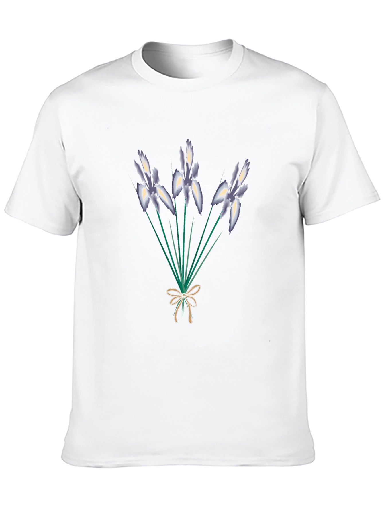 Floral Bouquet Graphic Tee - Stylish Black T-Shirt