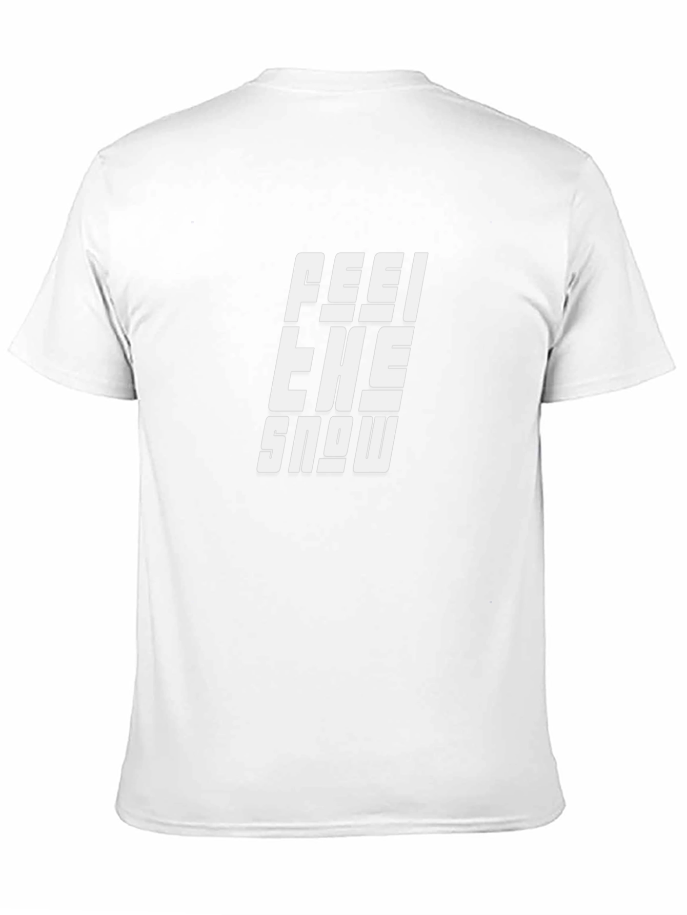 Feel the Snow Black Graphic Tee