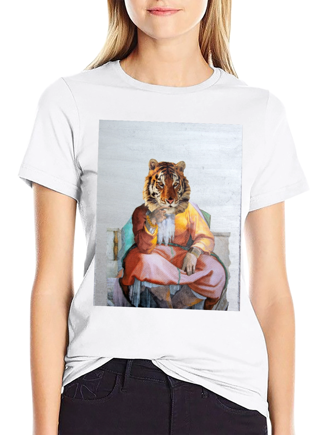 Tiger King T-Shirt - Renaissance Style Art Tee