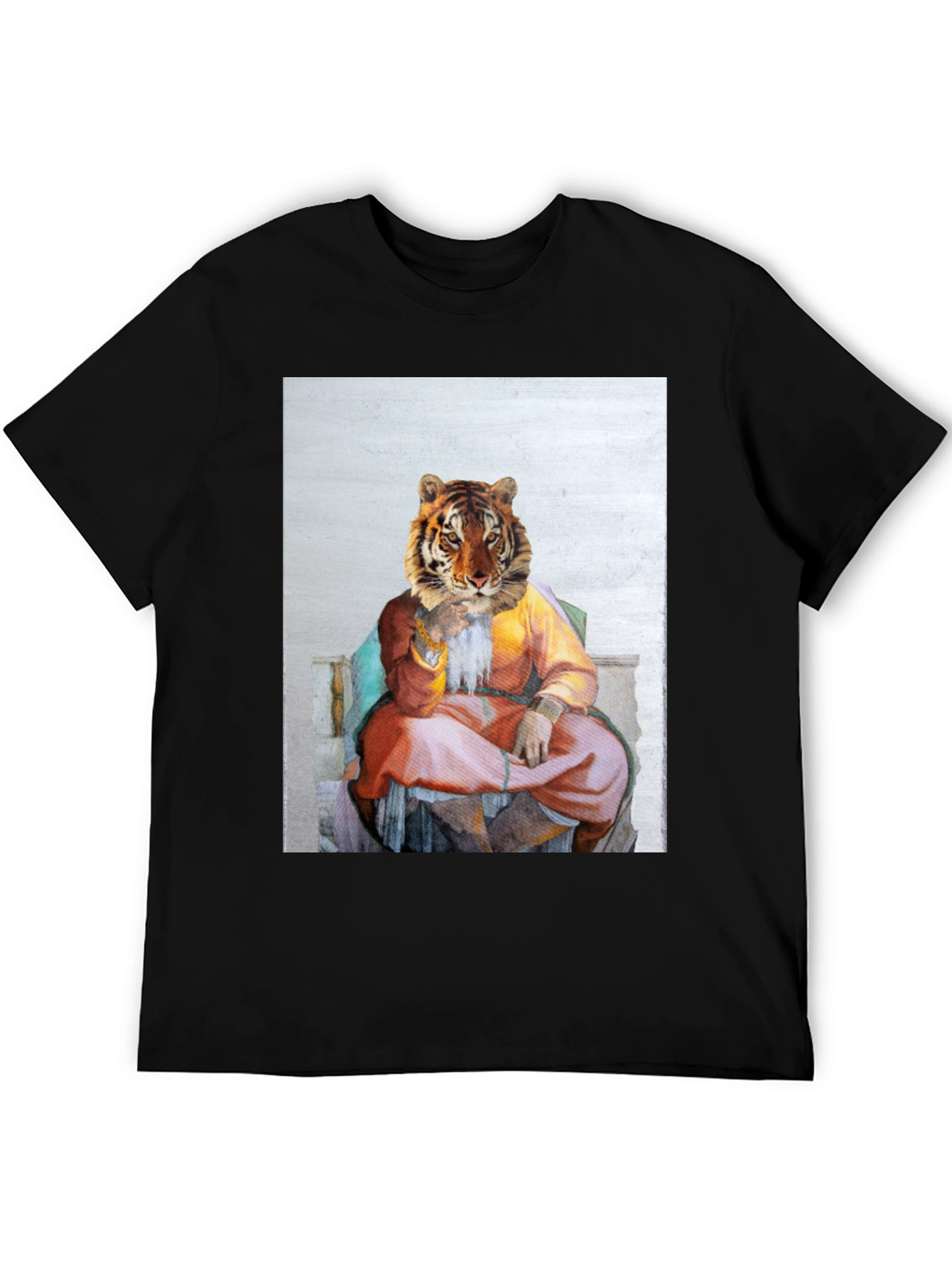 Tiger King T-Shirt - Renaissance Style Art Tee