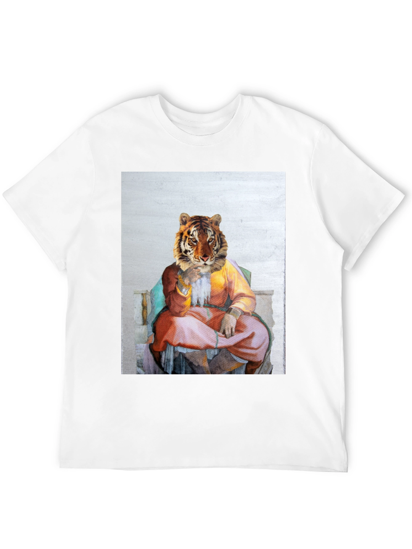 Tiger King T-Shirt - Renaissance Style Art Tee