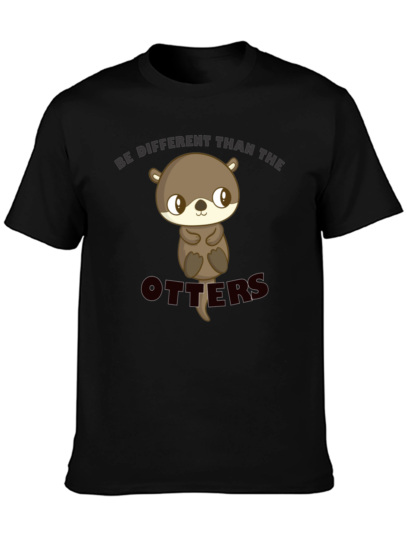 Be Different Otter Graphic T-Shirt