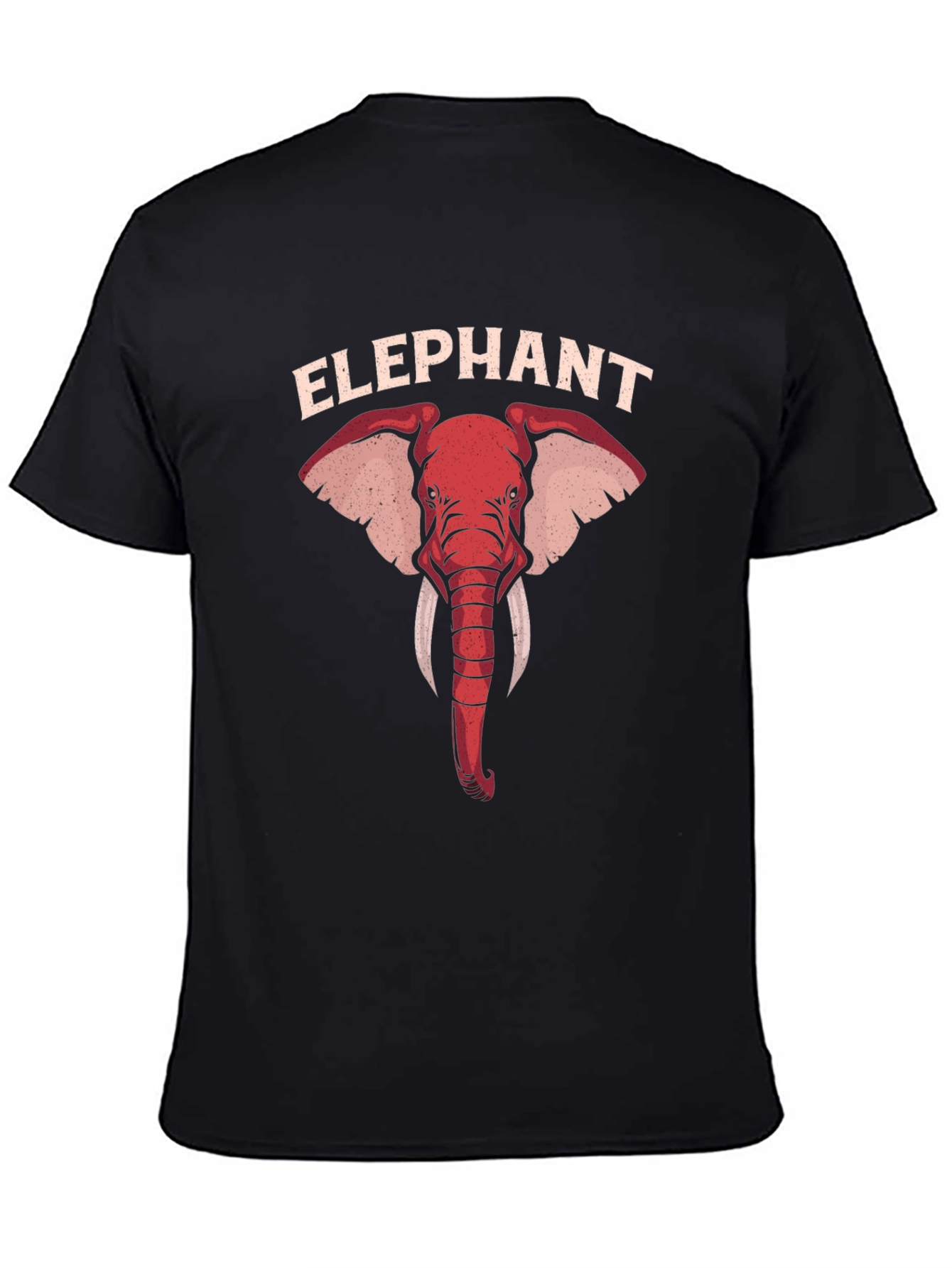Elephant Graphic Tee - Bold Animal Print T-Shirt
