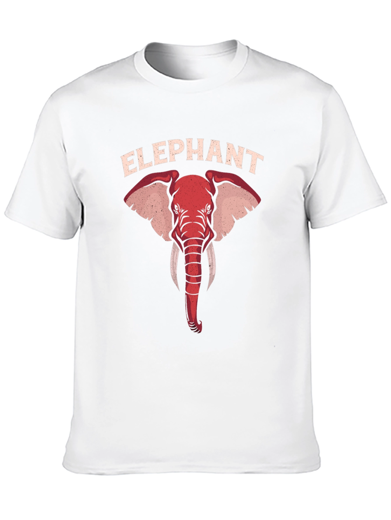 Elephant Graphic Tee - Bold Animal Print T-Shirt