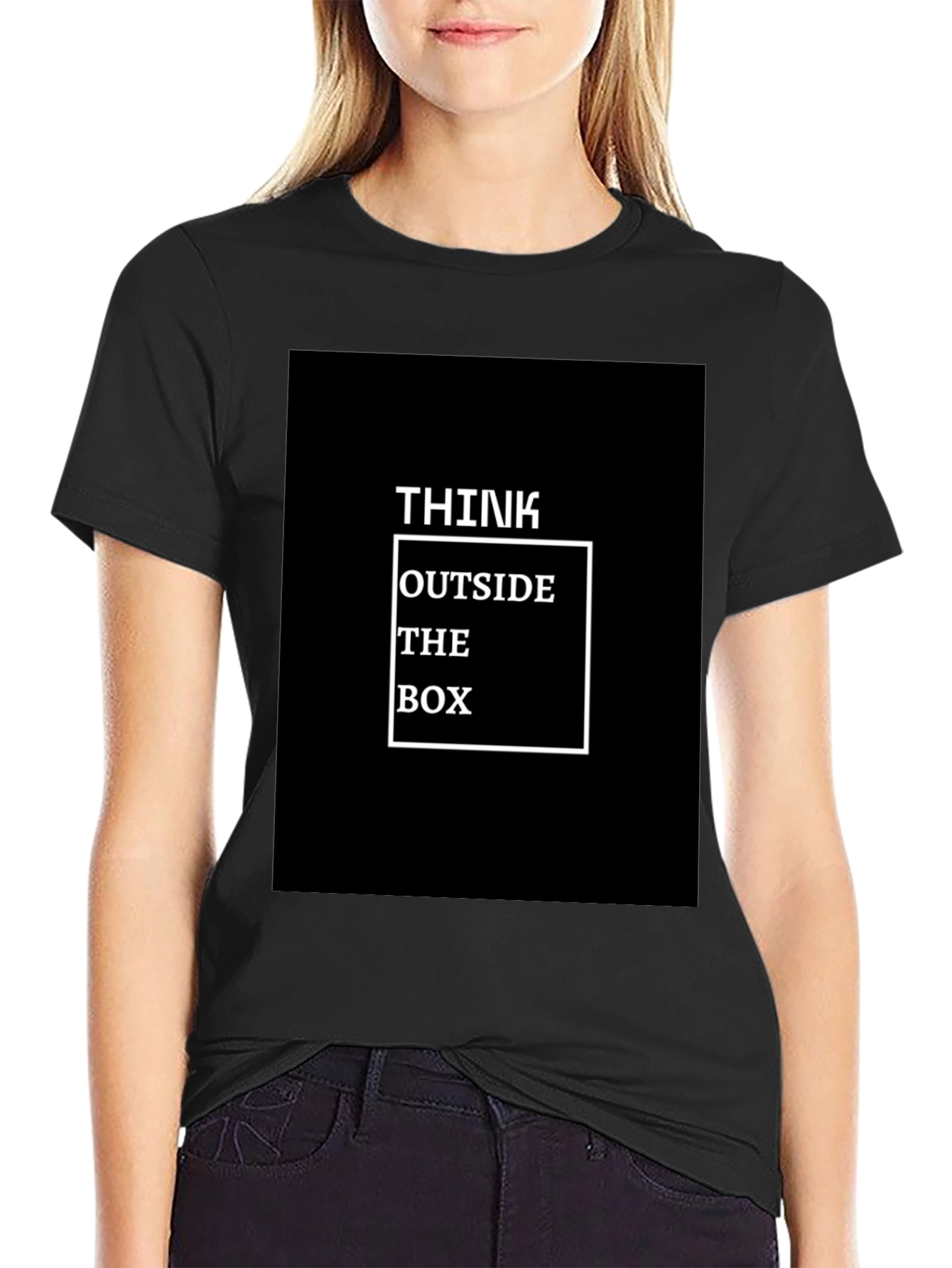 Think Outside The Box Graphic T-Shirt
