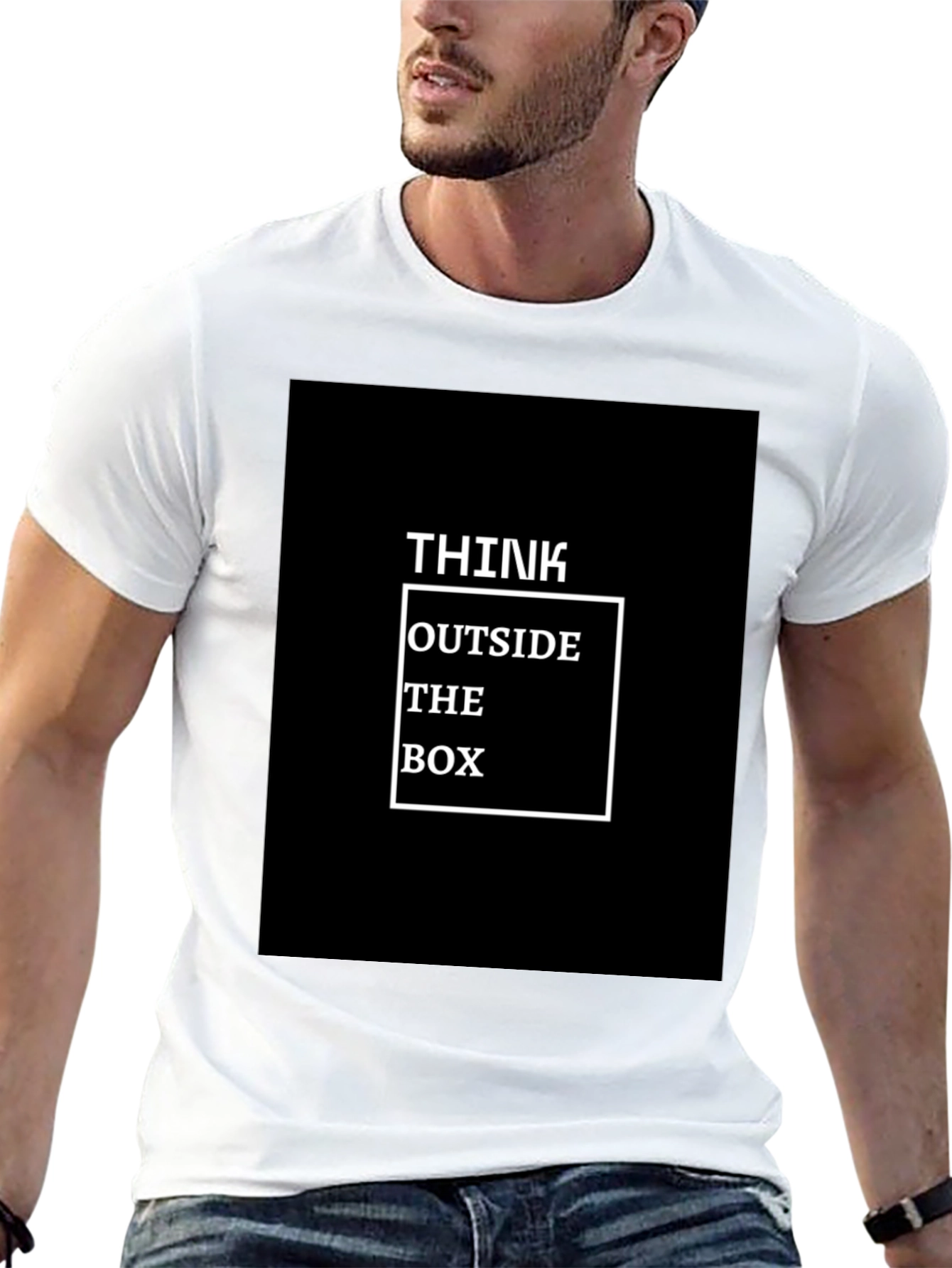 Think Outside The Box Graphic T-Shirt