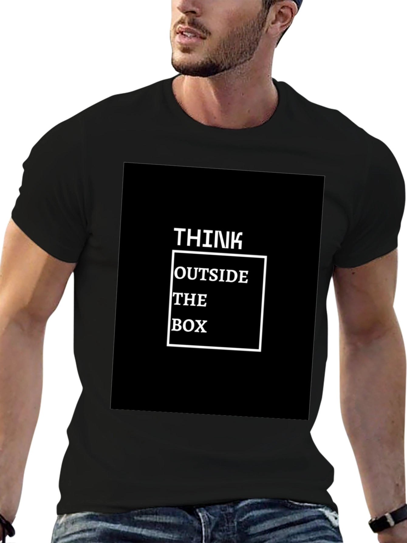 Think Outside The Box Graphic T-Shirt