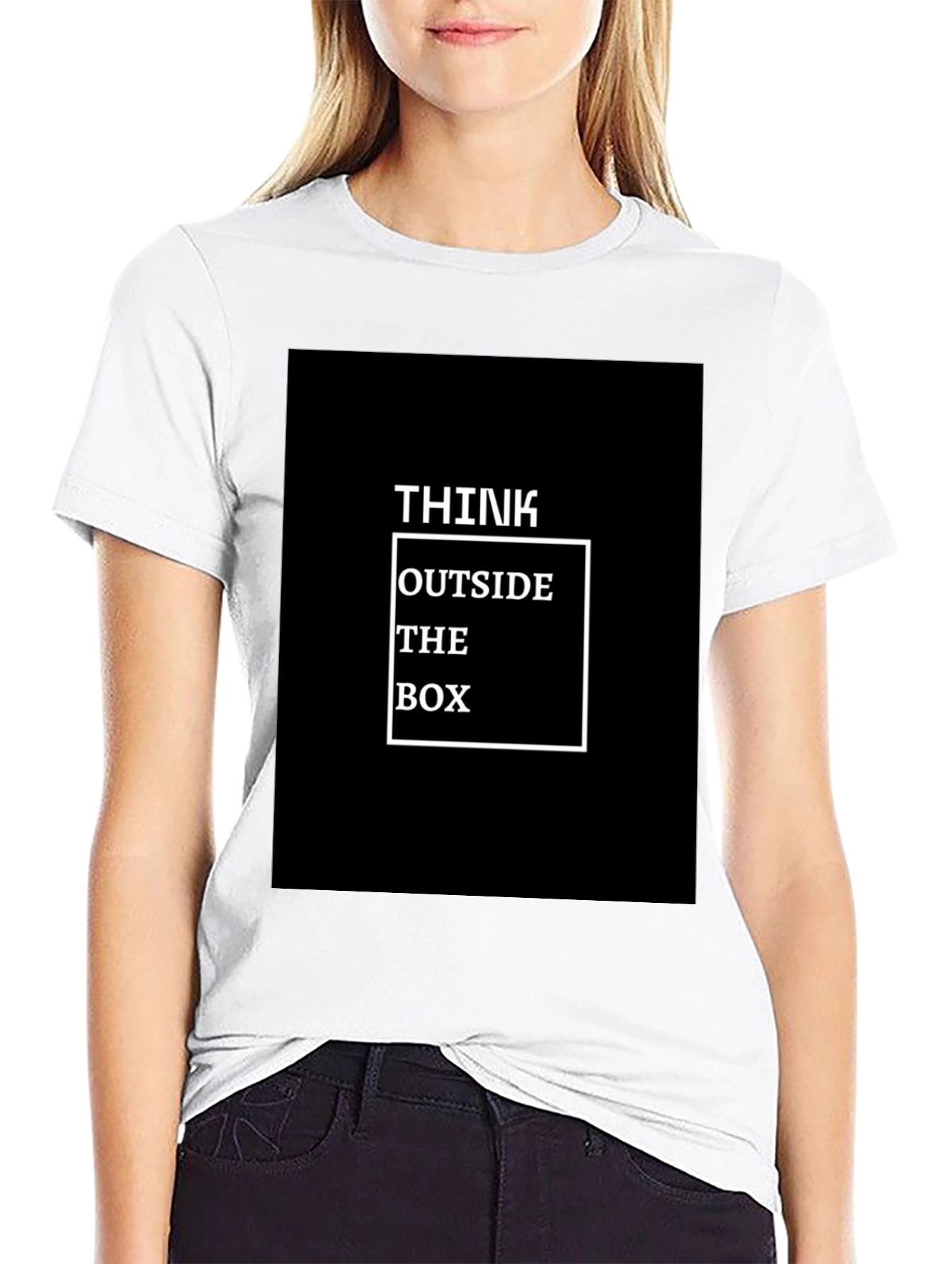 Think Outside The Box Graphic T-Shirt