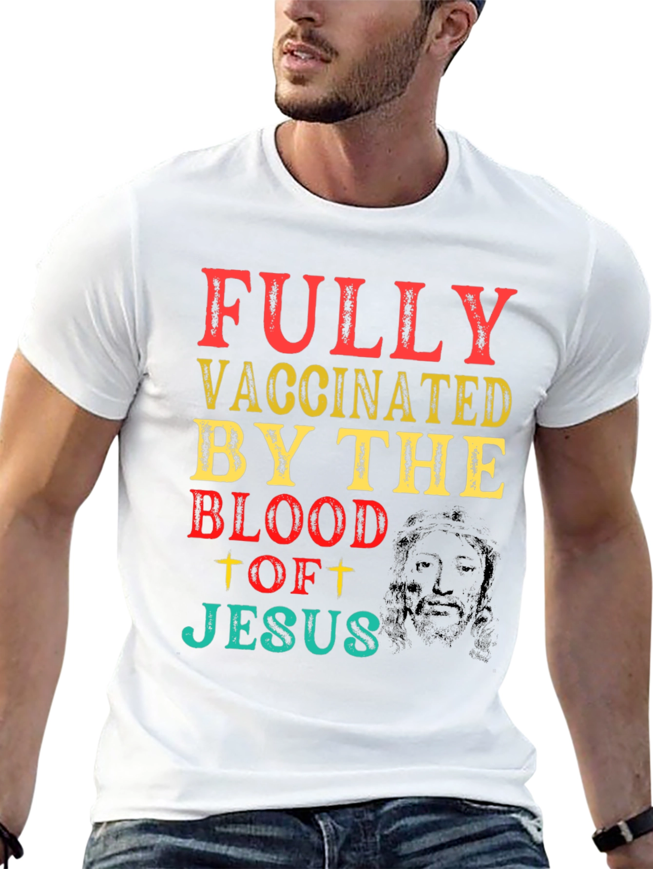 Fully Vaccinated By The Blood Of Jesus T-Shirt