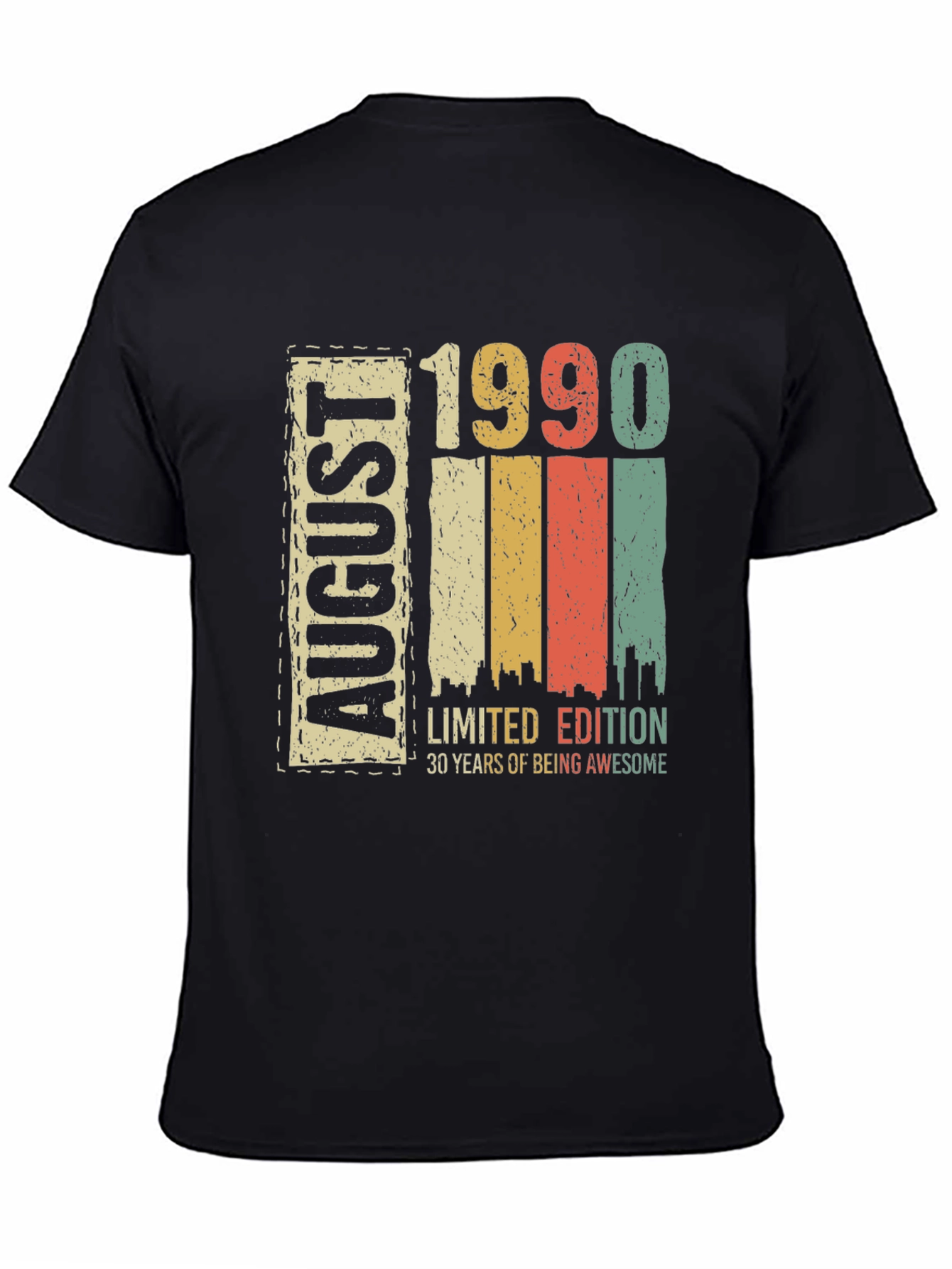 August 1990 Limited Edition 30th Birthday T-Shirt