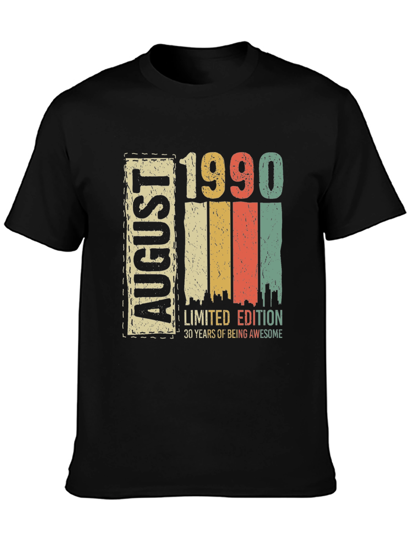 August 1990 Limited Edition 30th Birthday T-Shirt