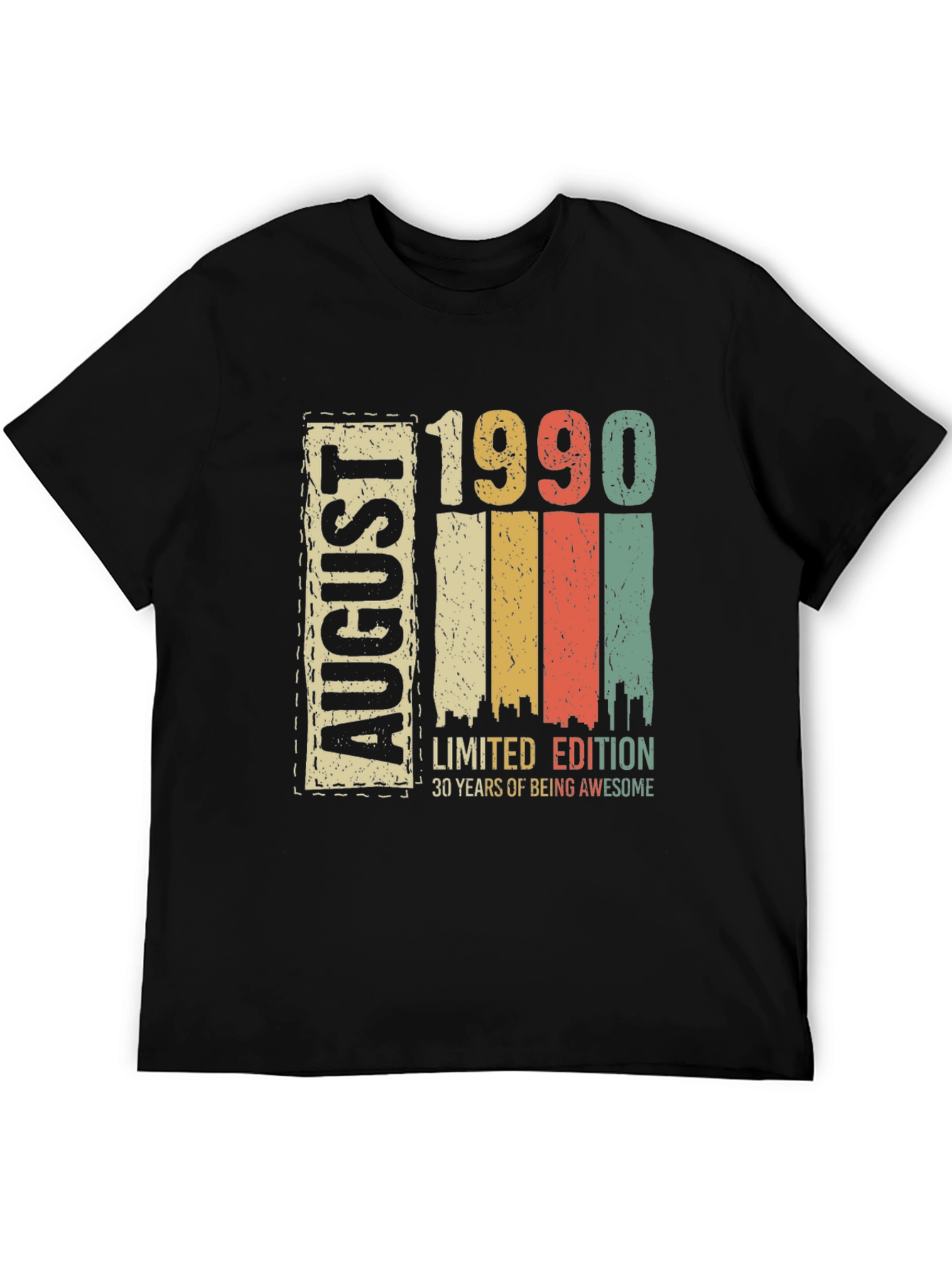 August 1990 Limited Edition 30th Birthday T-Shirt