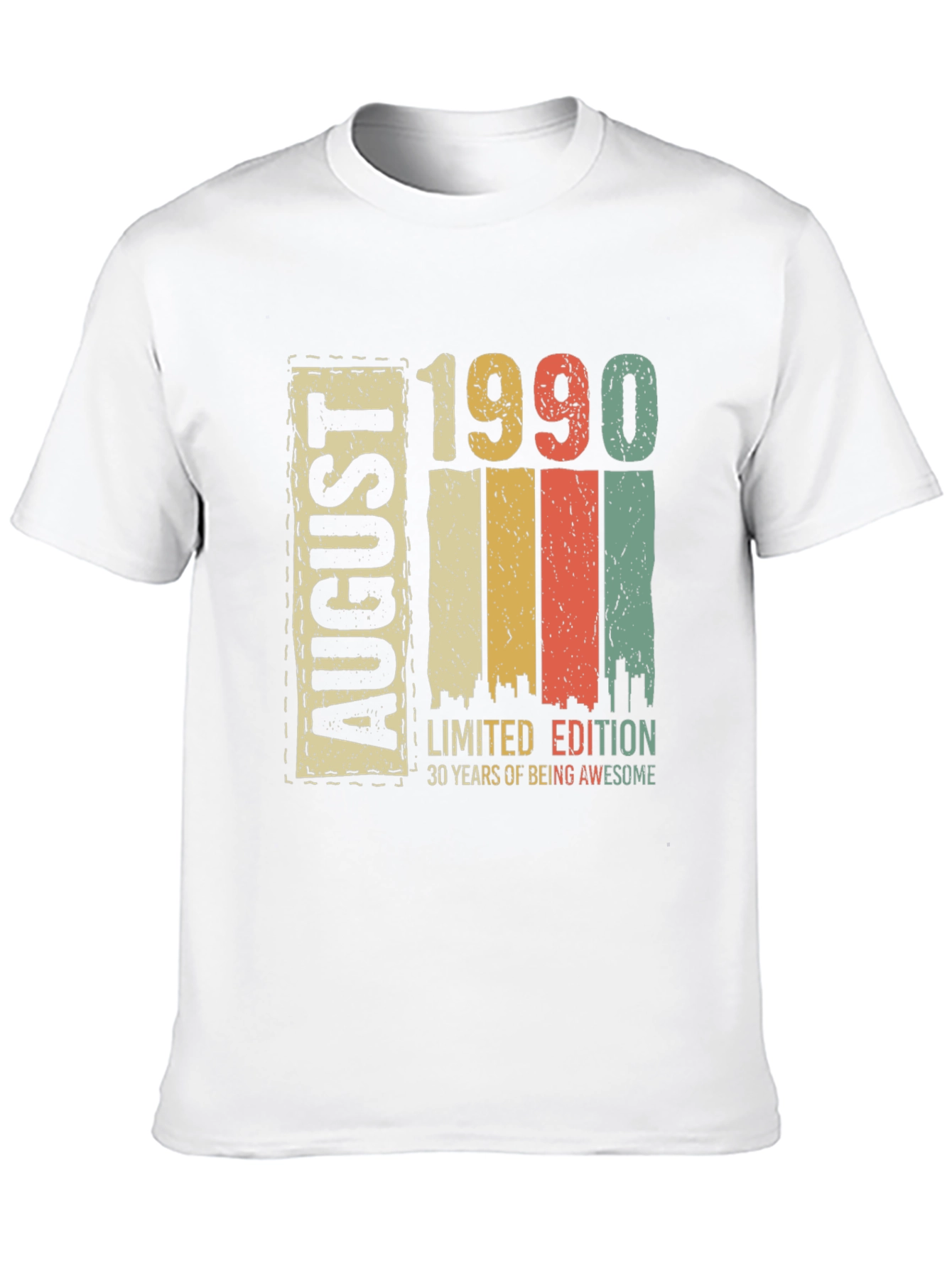 August 1990 Limited Edition 30th Birthday T-Shirt